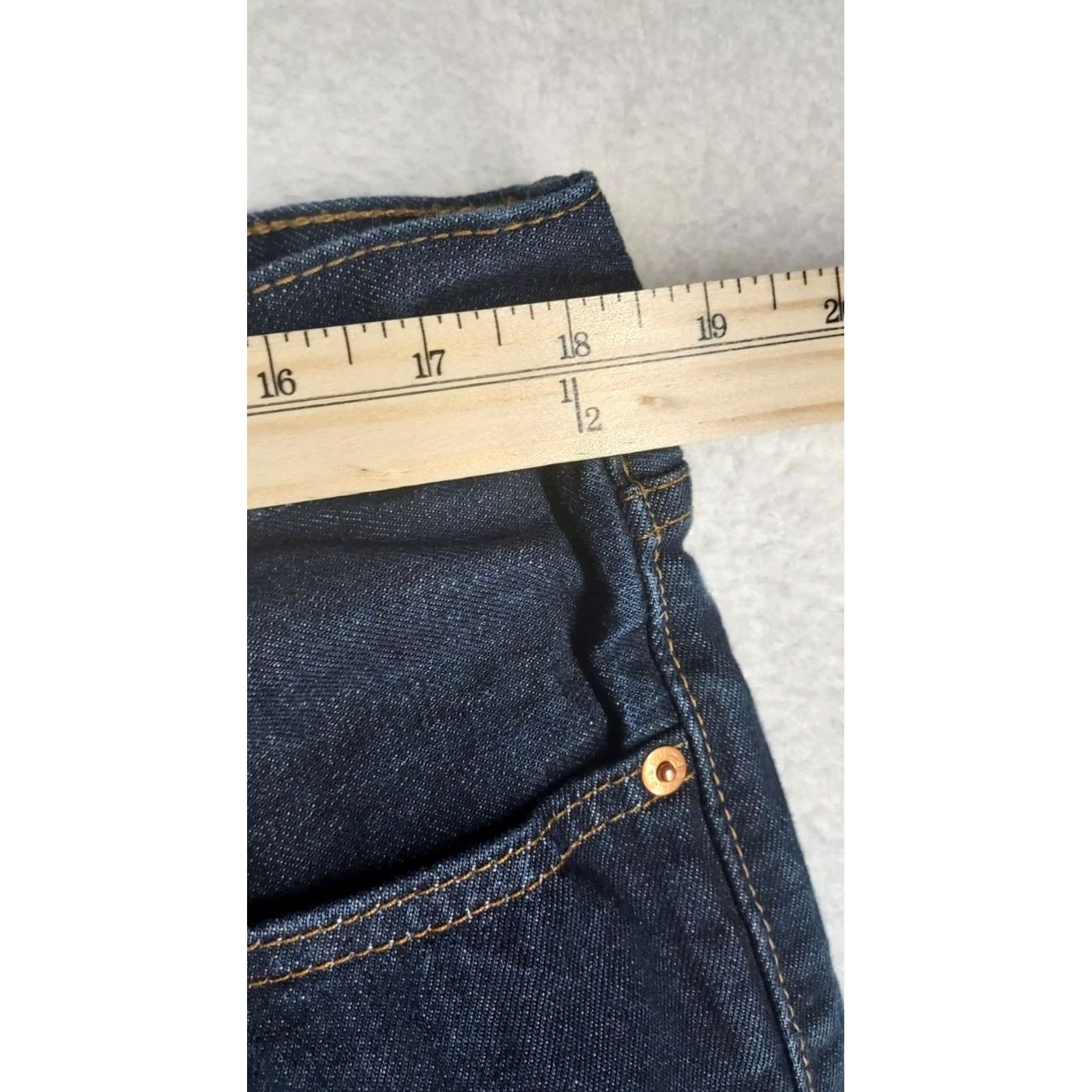Levi's VINTAGE Levi’s Men’s Jeans 5-Pocket Denim Blue W36 L32 Regular Fit Straight Size US 36 / EU 52 - 6 Thumbnail