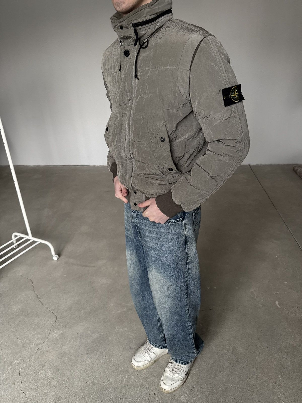 Stone Island Vintage Stone Island Nylon Metal Down Jacket Size US L / EU 52-54 / 3 - 11 Thumbnail