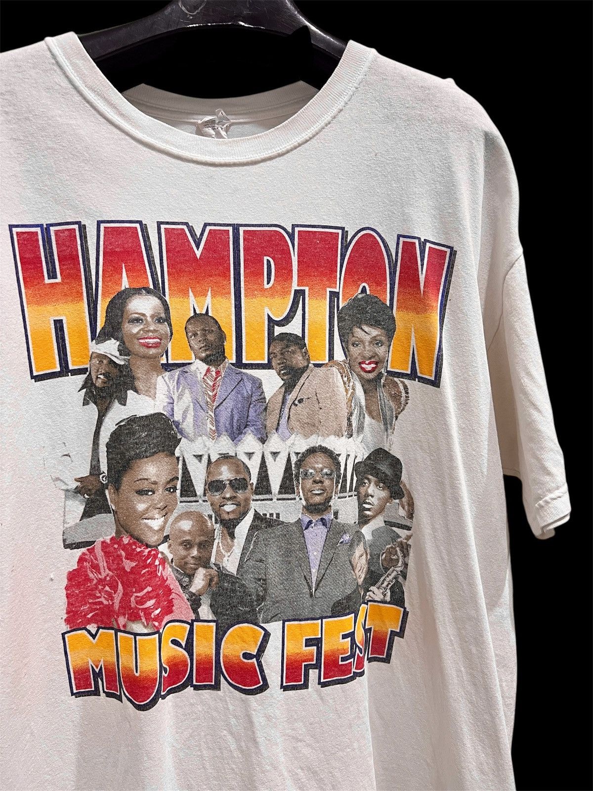 Band Tees × Rap Tees × Vintage Vintage Y2K Hampton Jazz Fest Promo Tee XL R&B Soul Hiphop Size US XL / EU 56 / 4 - 1 Thumbnail