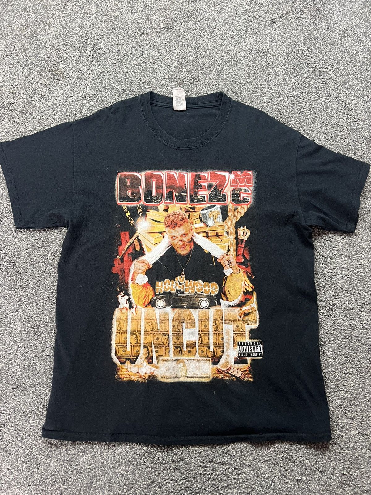 Japanese Brand Vintage Retro Bonez MC Uncut Rare T-Shirt Merch Hollywood Size US L / EU 52-54 / 3 - 1 Thumbnail