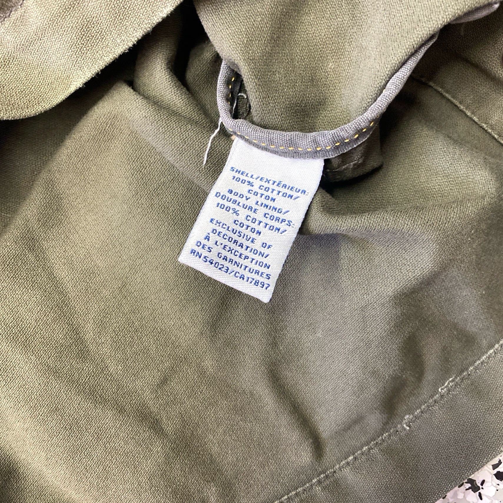Old Navy VINTAGE Old Navy Army Green Jacket Coat Women's Large Full Zip Snap Button Army Coat Mid-Length Size L / US 10 / IT 46 - 5 Thumbnail
