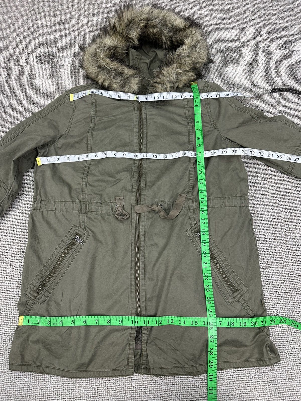 Gap Gap Fur Army Parka Jacket Z251 Size US M / EU 48-50 / 2 - 7 Thumbnail