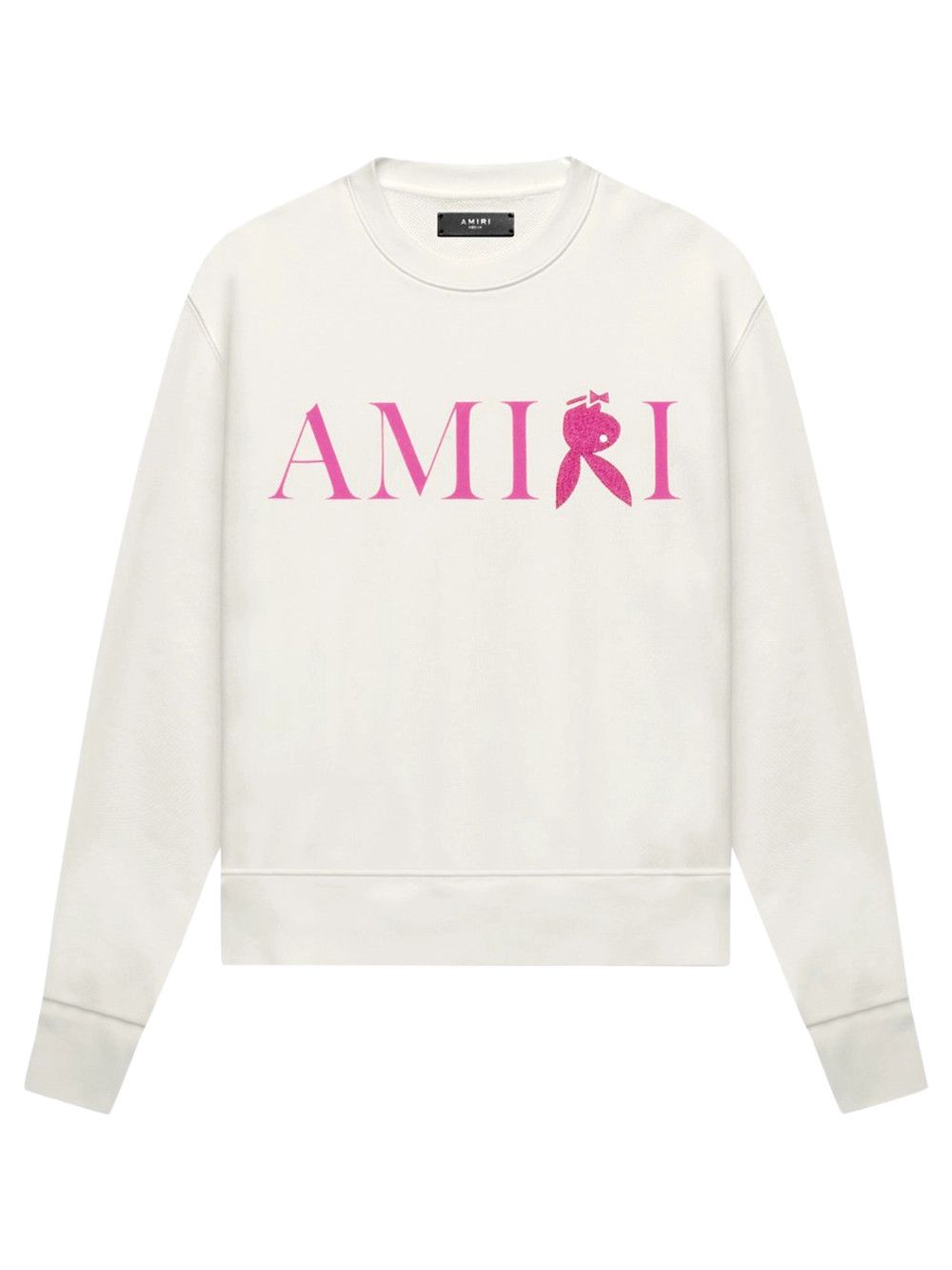 Amiri o1gr1nt1124 Reverse Bunny Crewneck Sweatshirt Size US XS / EU 42 / 0 - 1 Thumbnail