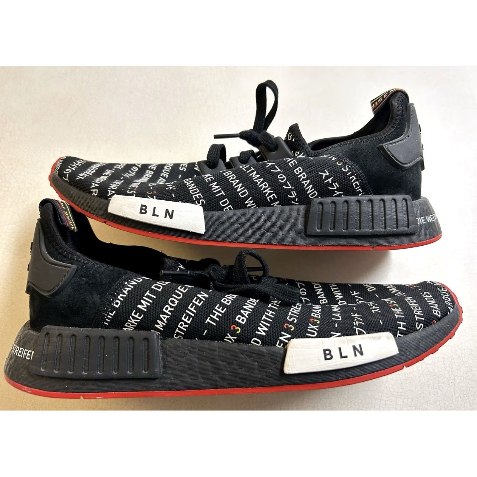 Adidas Adidas NMD R1 Berlin Black Red Mens Size US 12 EG6363 Shoes/Sneakers Size US 12 / EU 45 - 2 Thumbnail
