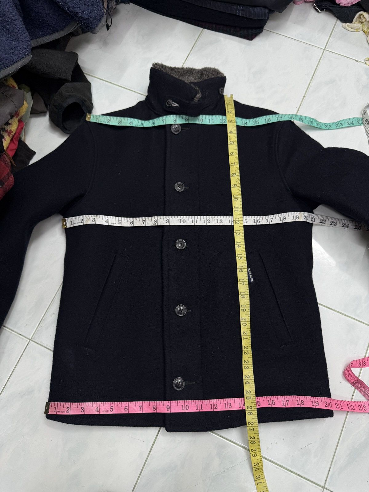 Blue Blue Japan 🔥🔥🔥ARCHIVE BLUE BLUE JAPAN DECK WOOL JACKET Size US M / EU 48-50 / 2 - 14 Thumbnail