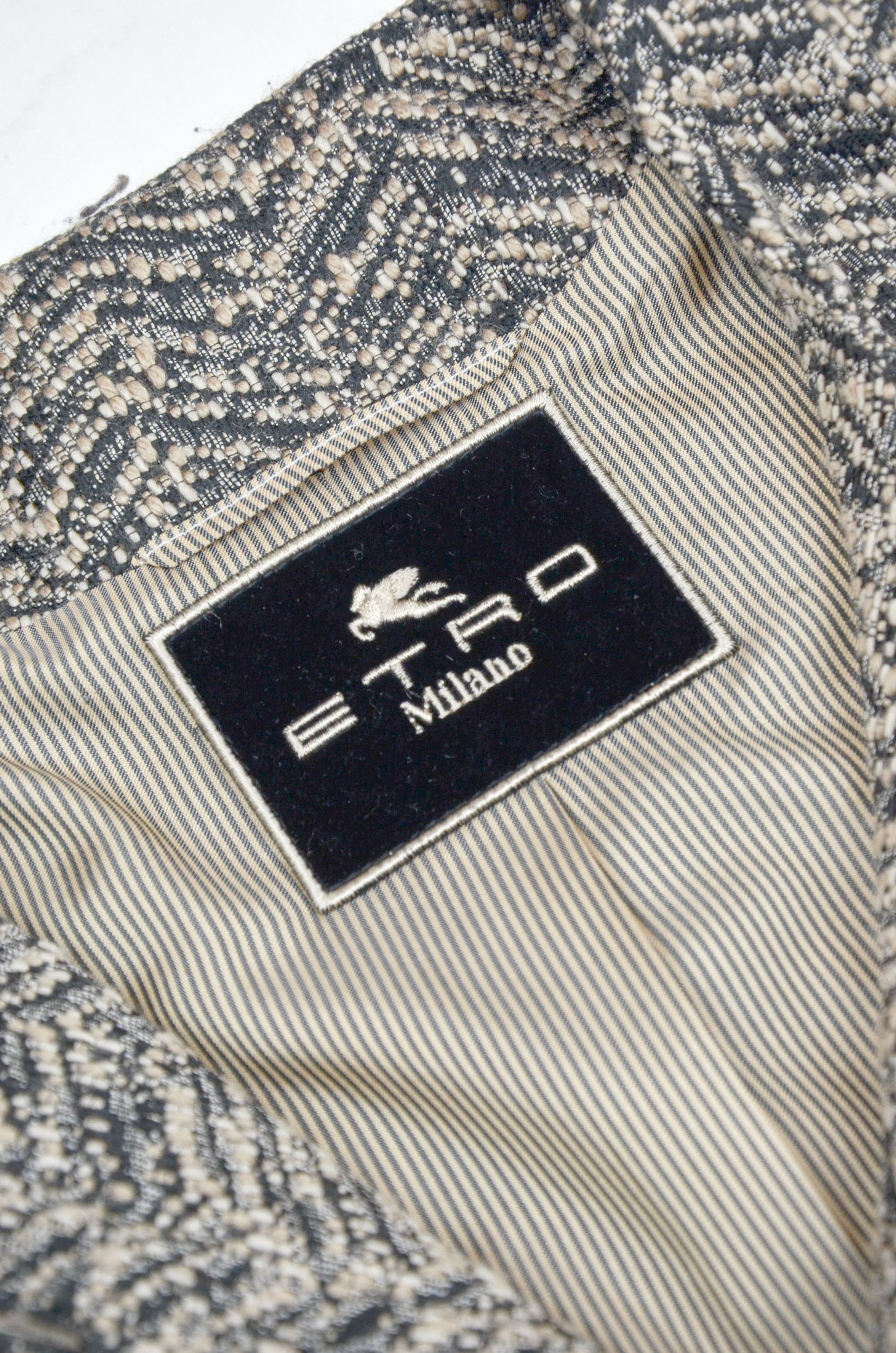 Etro Etro Vintage Tailored Italian Blazer size 46 Size L / US 10 / IT 46 - 6 Thumbnail