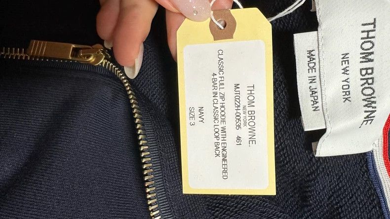 Thom Browne Thom Browne Zippered hoodie Size US L / EU 52-54 / 3 - 5 Thumbnail