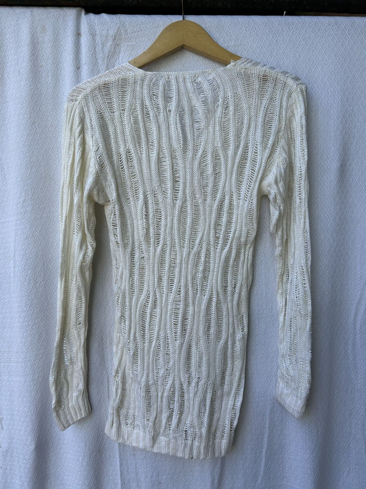 Issey Miyake Secret open fishnet knitted styled isseymiyake Size US S / EU 44-46 / 1 - 2 Thumbnail