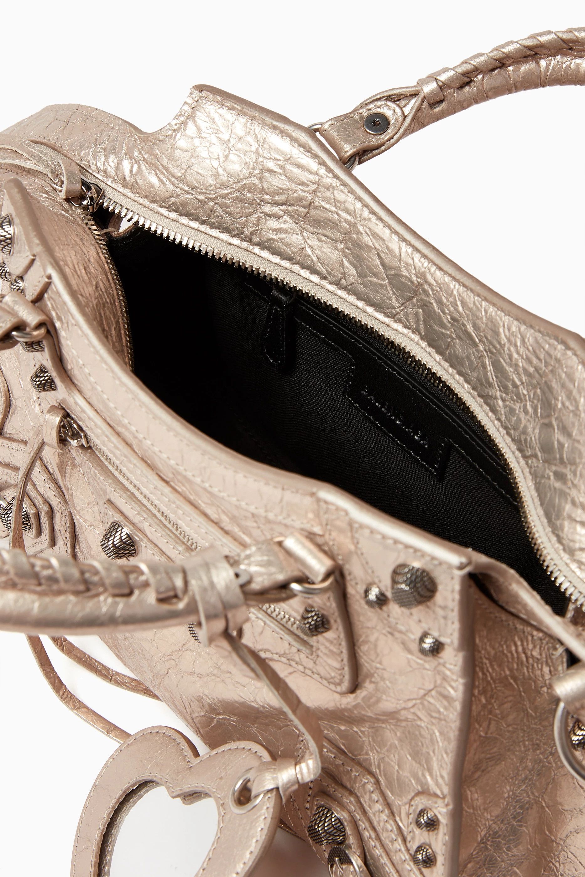 Balenciaga o1bcso1str0924 Size: OS / Neo Cagole XS Handbag Metallized Size ONE SIZE - 4 Thumbnail