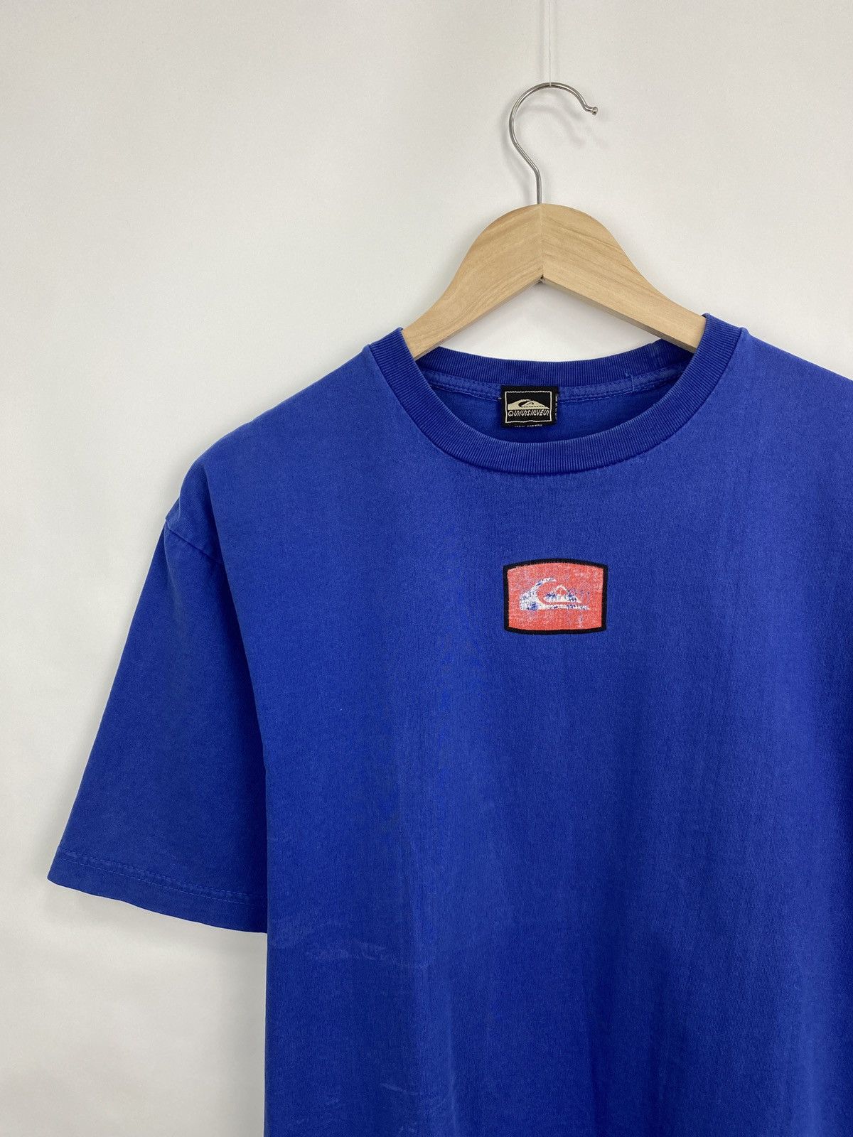 Quiksilver 🇺🇸 Vintage 90s Quiksilver Center Logo T-Shirt Rare Retro Y2K Size US M / EU 48-50 / 2 - 6 Thumbnail