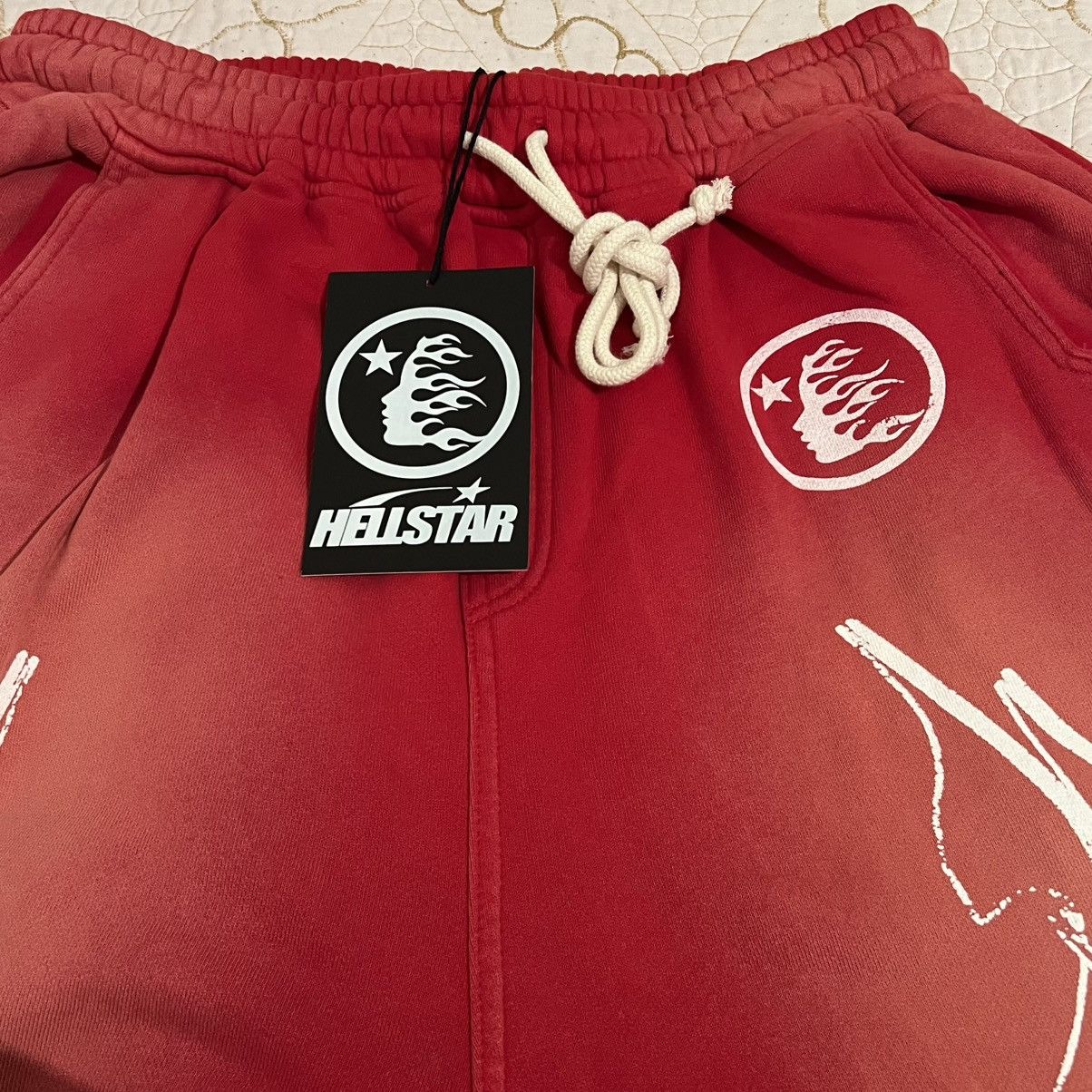 HELLSTAR Hellstar Records Red Flare Sweatpants size XXL Size US 44 / EU 60 - 10 Thumbnail