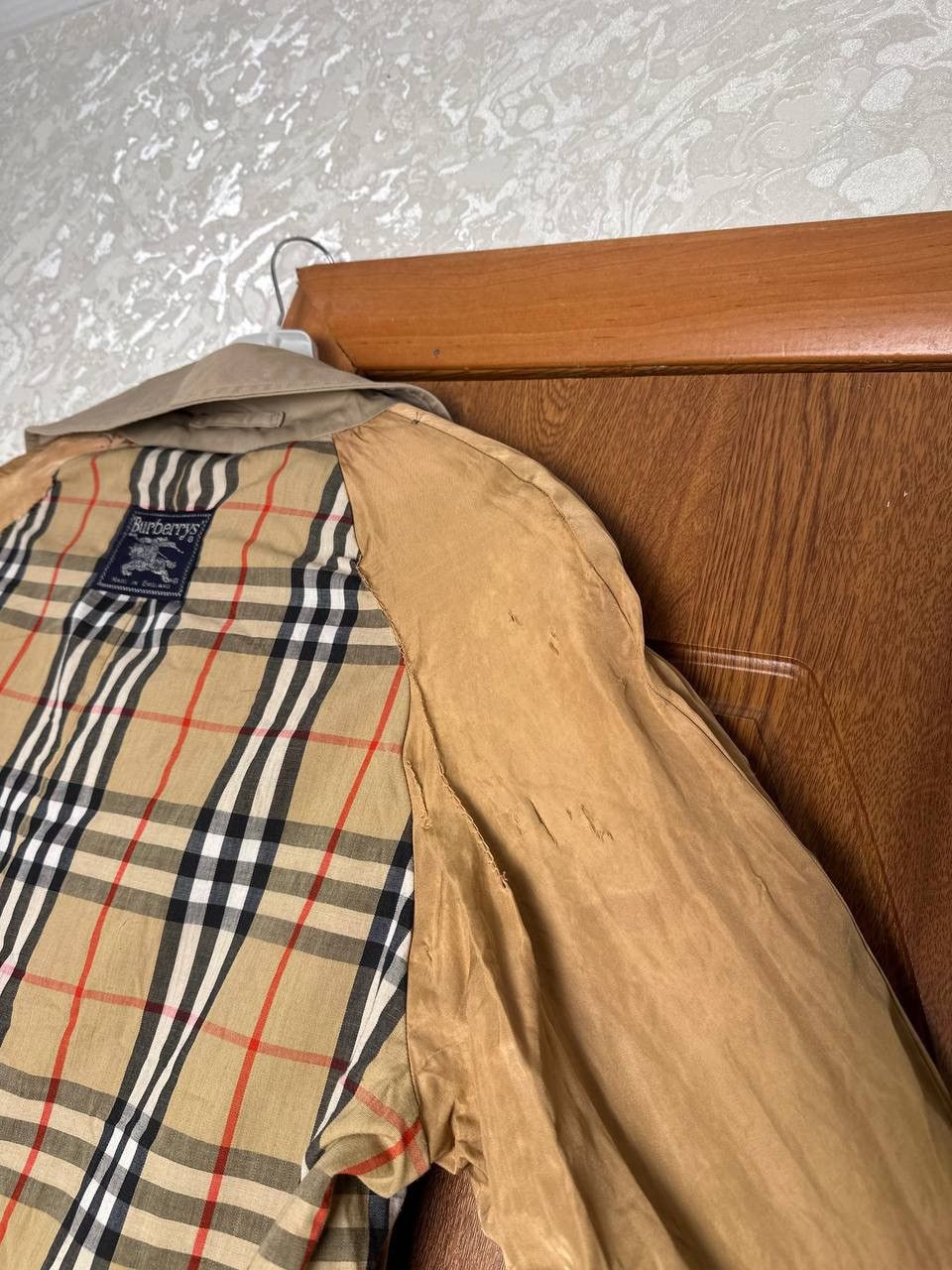 Burberry Vintage 1990s Burberrys Nova Check Trench Coat Size 48 REG Size US M / EU 48-50 / 2 - 21 Thumbnail