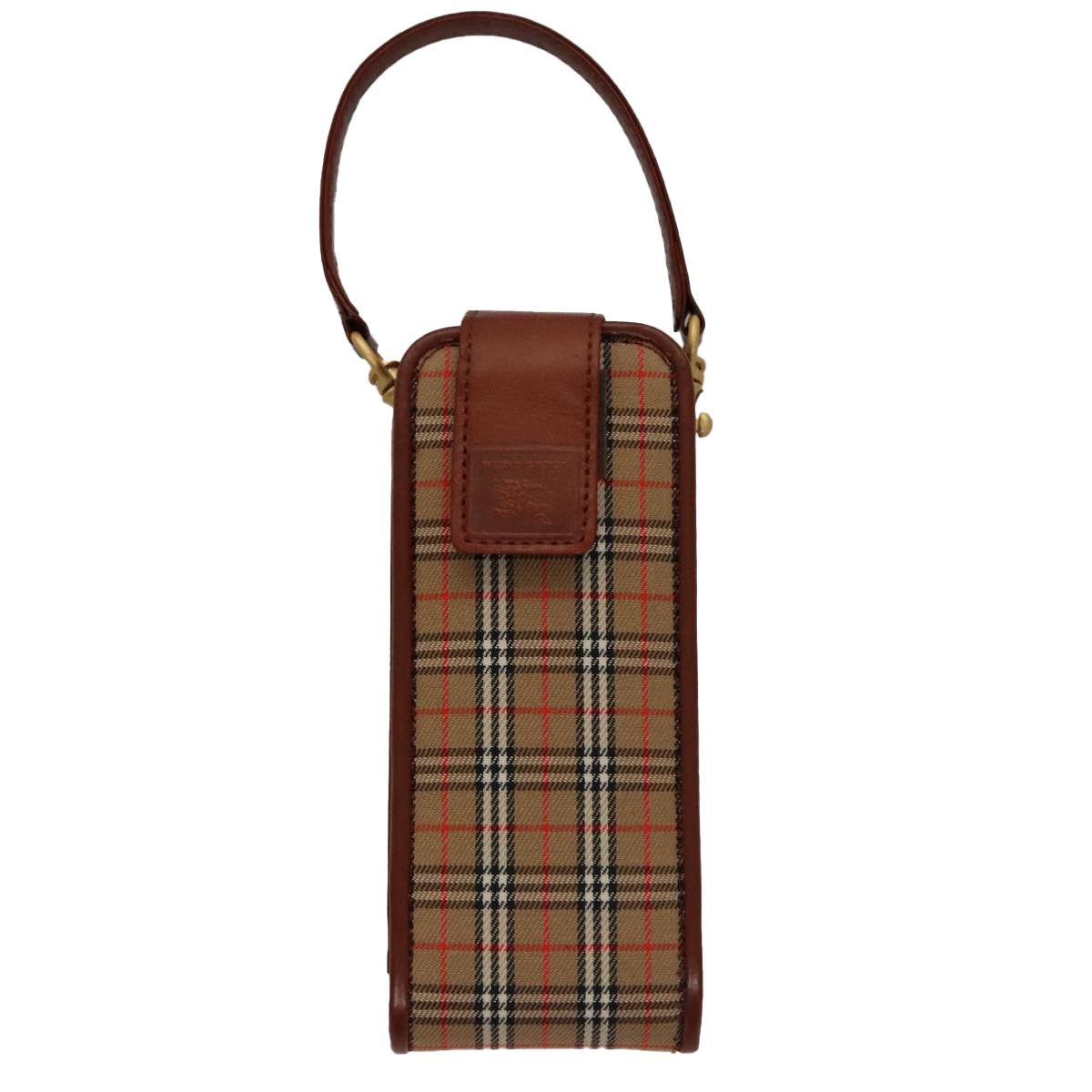 Burberry Nova Check Beige Canvas Clutch Bag (Pre-Owned) Size ONE SIZE - 1 Thumbnail