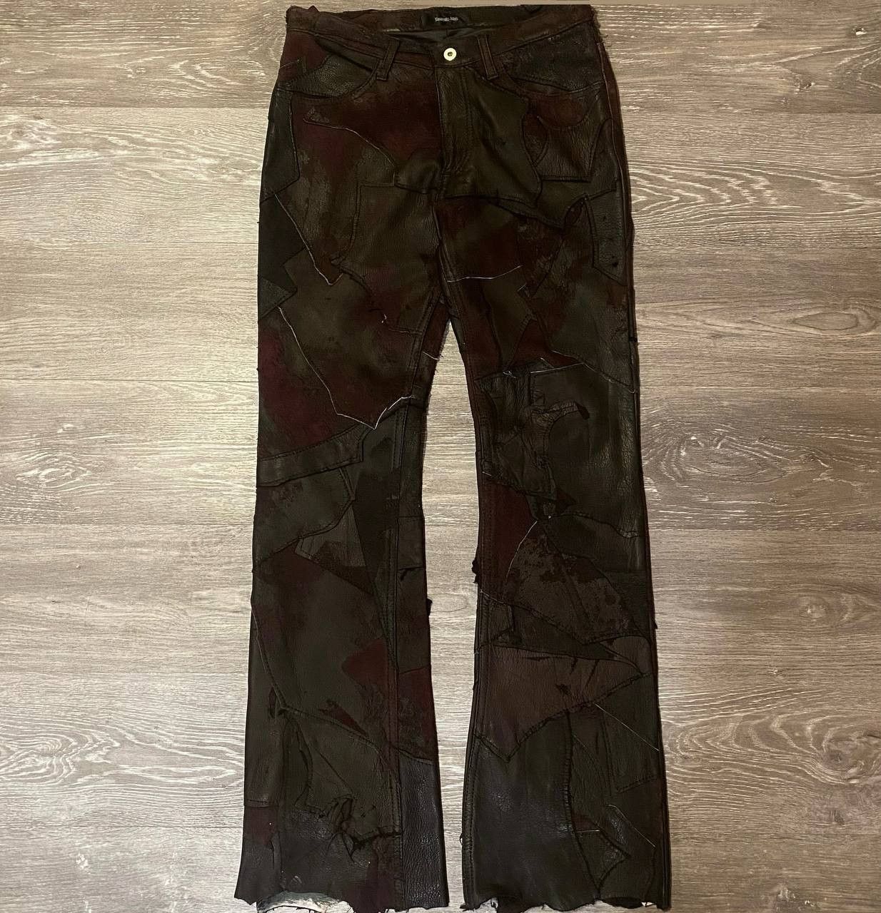 Yasuyuki Ishii Leather Pants | Grailed