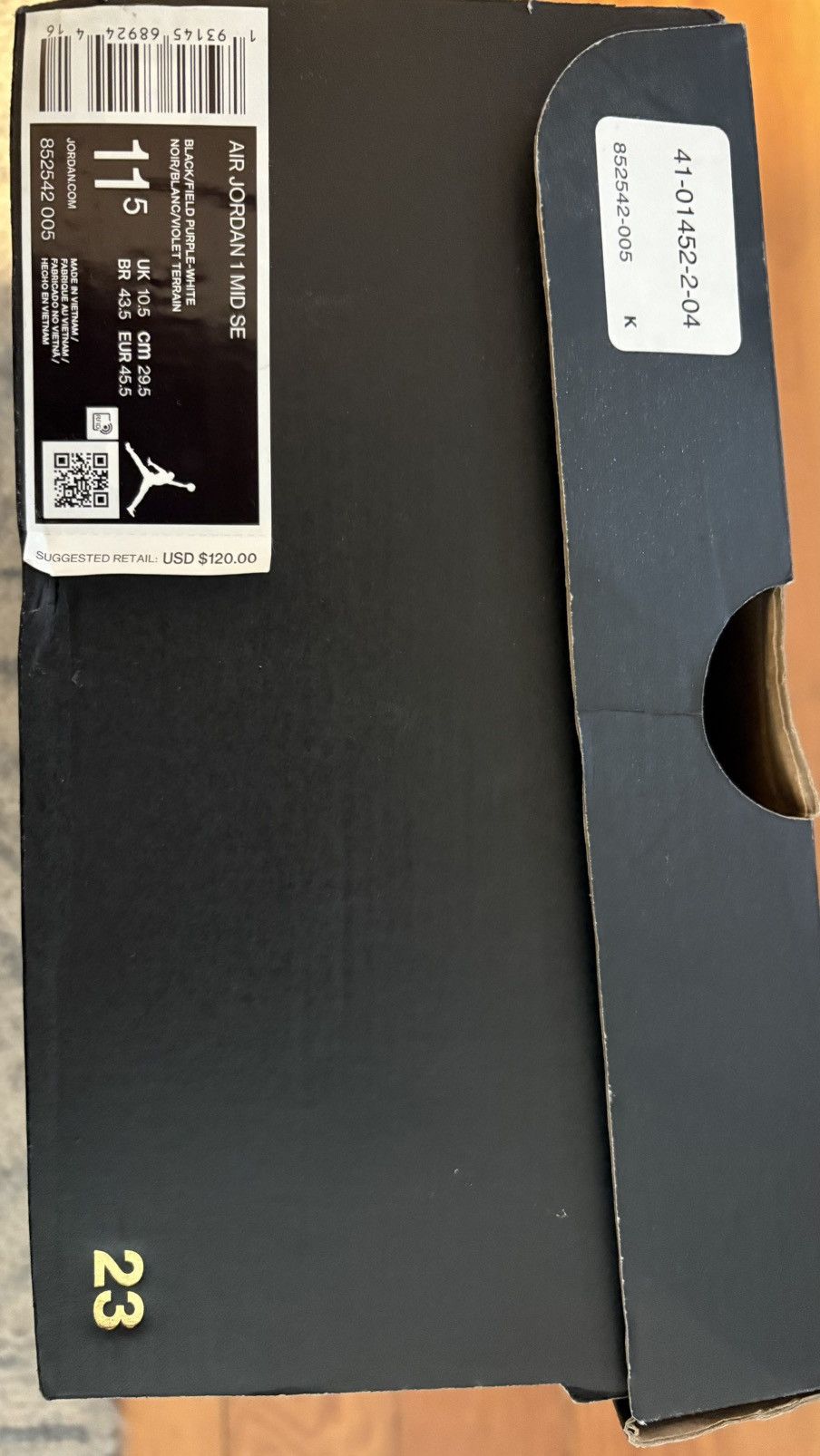 Jordan Brand Jordan 1 Mid Lakers Top 3 Size US 11.5 / EU 44-45 - 7 Thumbnail