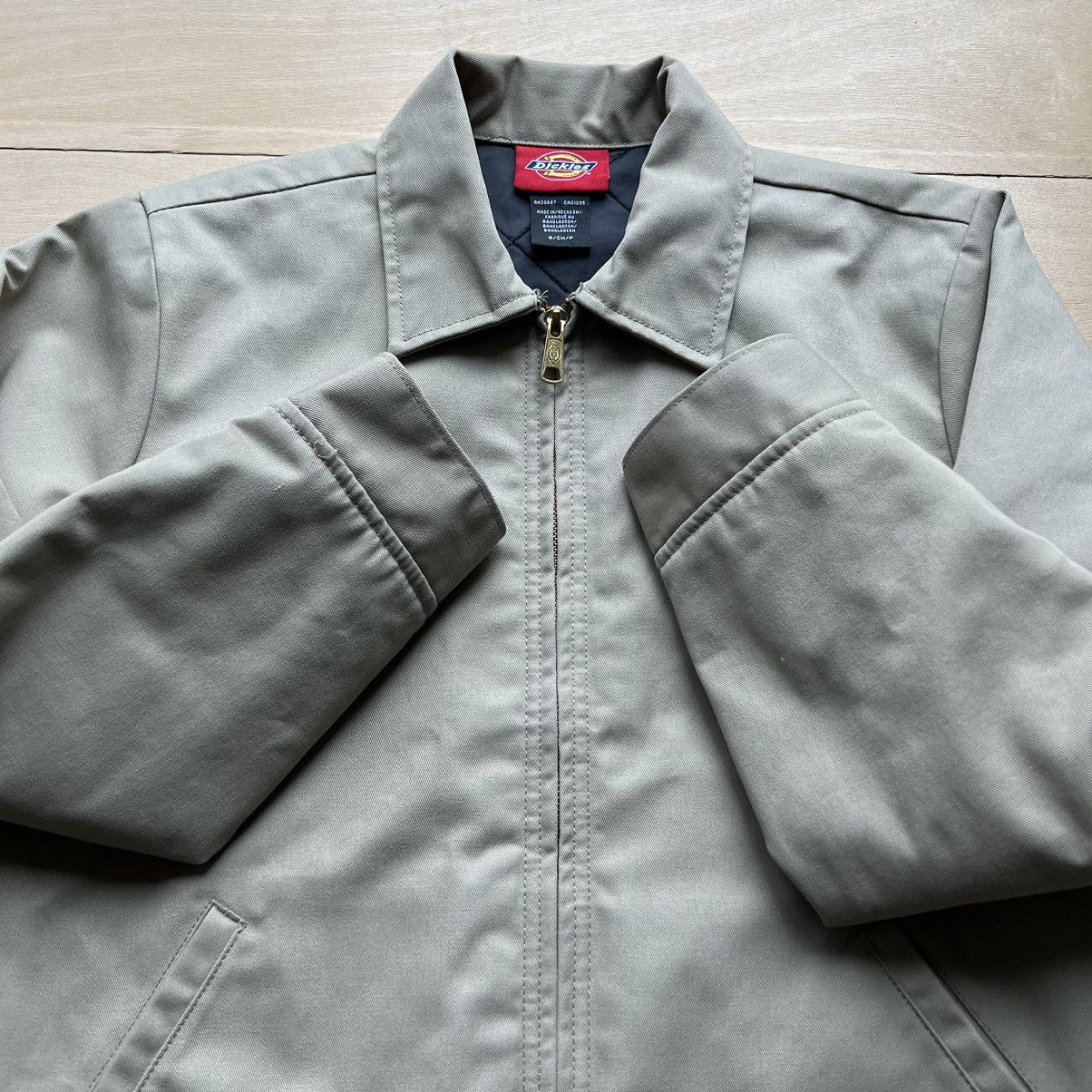 Dickies × Vintage Dickies Eisenhower Jacket S Khaki Full Zip Canvas Overcoat Size US S / EU 44-46 / 1 - 3 Thumbnail