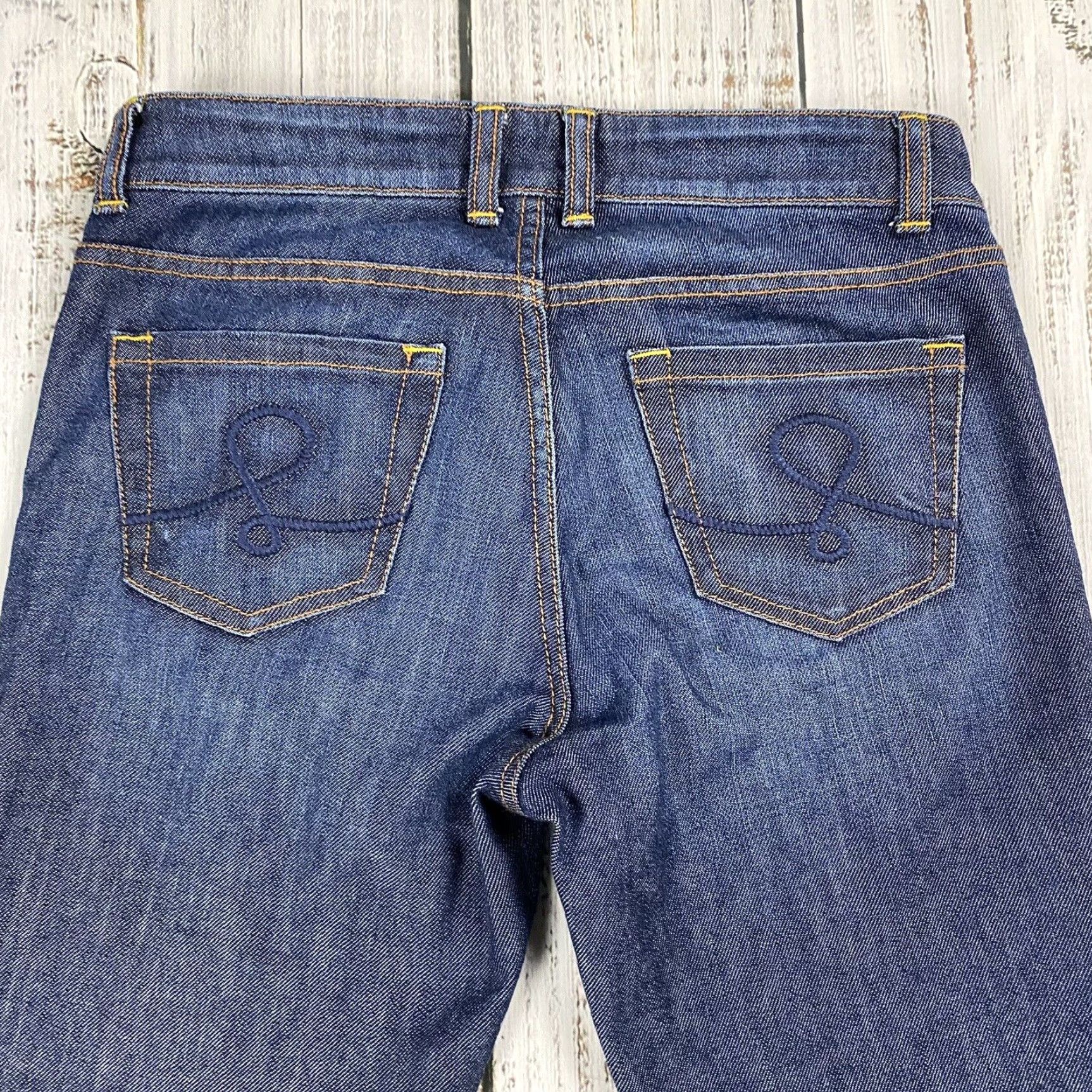 Lilly Pulitzer Lilly Pulitzer Women's Bootcut Flare Jeans Size 2 Dark Wash Cotton Denim 30" Inseam Size 26" / US 2 / IT 38 - 7 Thumbnail