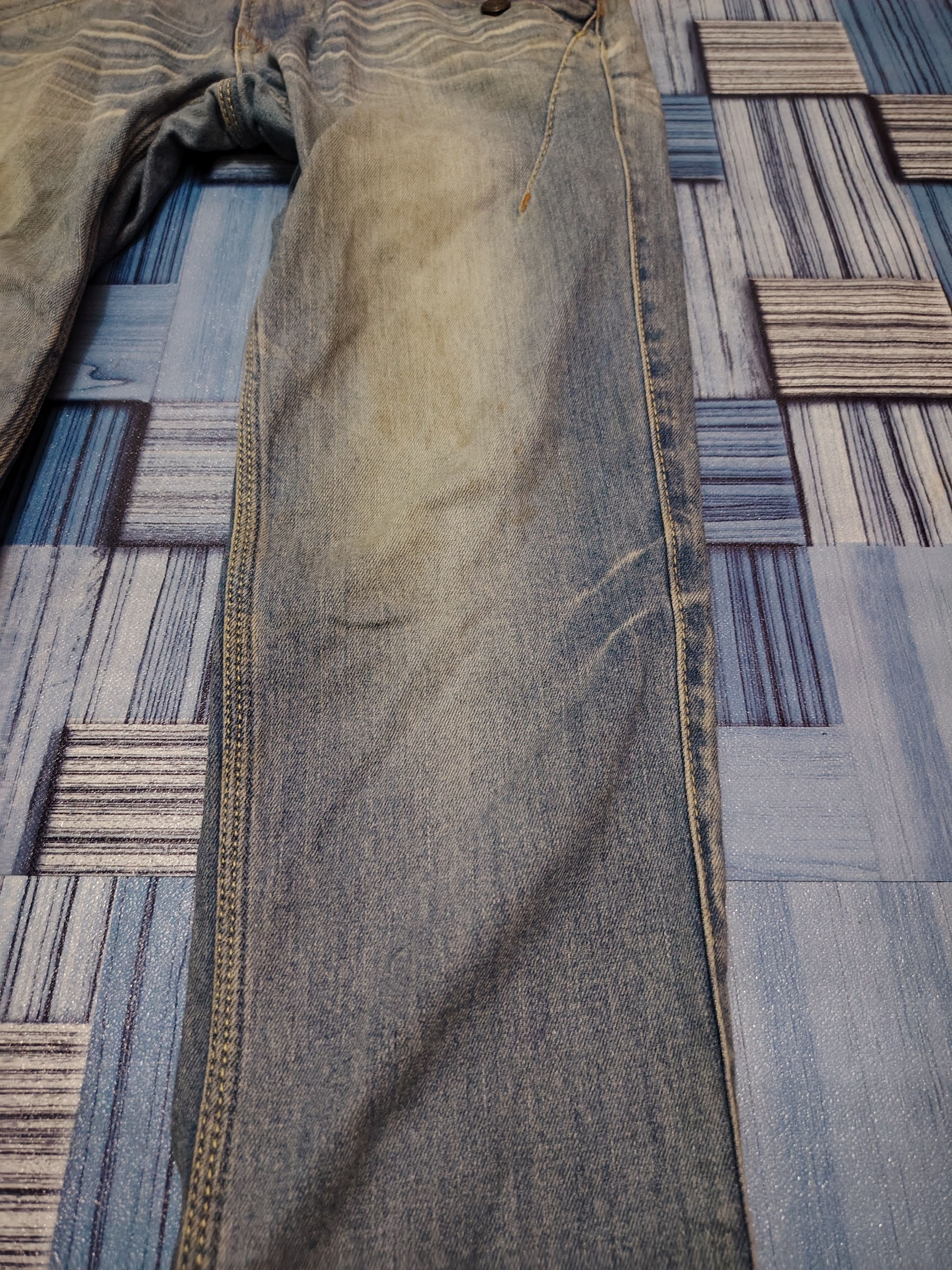 If Six Was Nine Japanese Nicole Club for men Distressed denim Flared Jeans Size US 30 / EU 46 - 13 Thumbnail