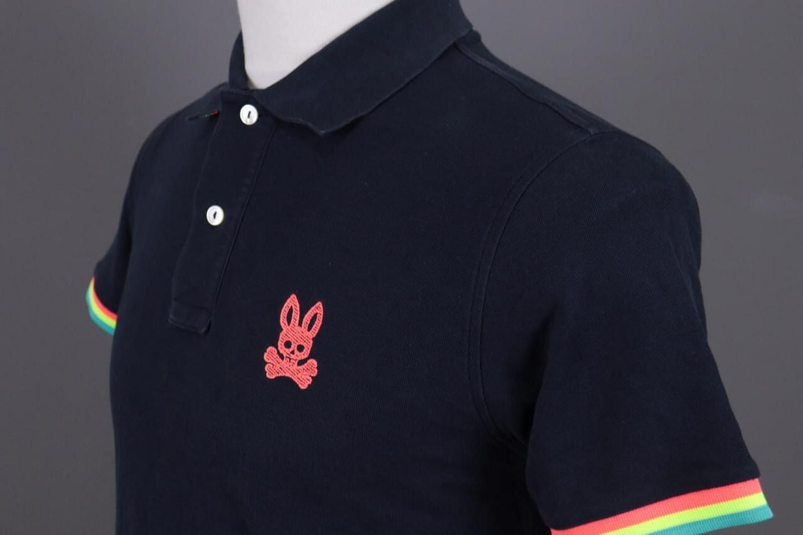 Psycho Bunny Psycho Banny Black Logo Cotton Summer Polo Shirt Size 4 / M Size US M / EU 48-50 / 2 - 9 Thumbnail