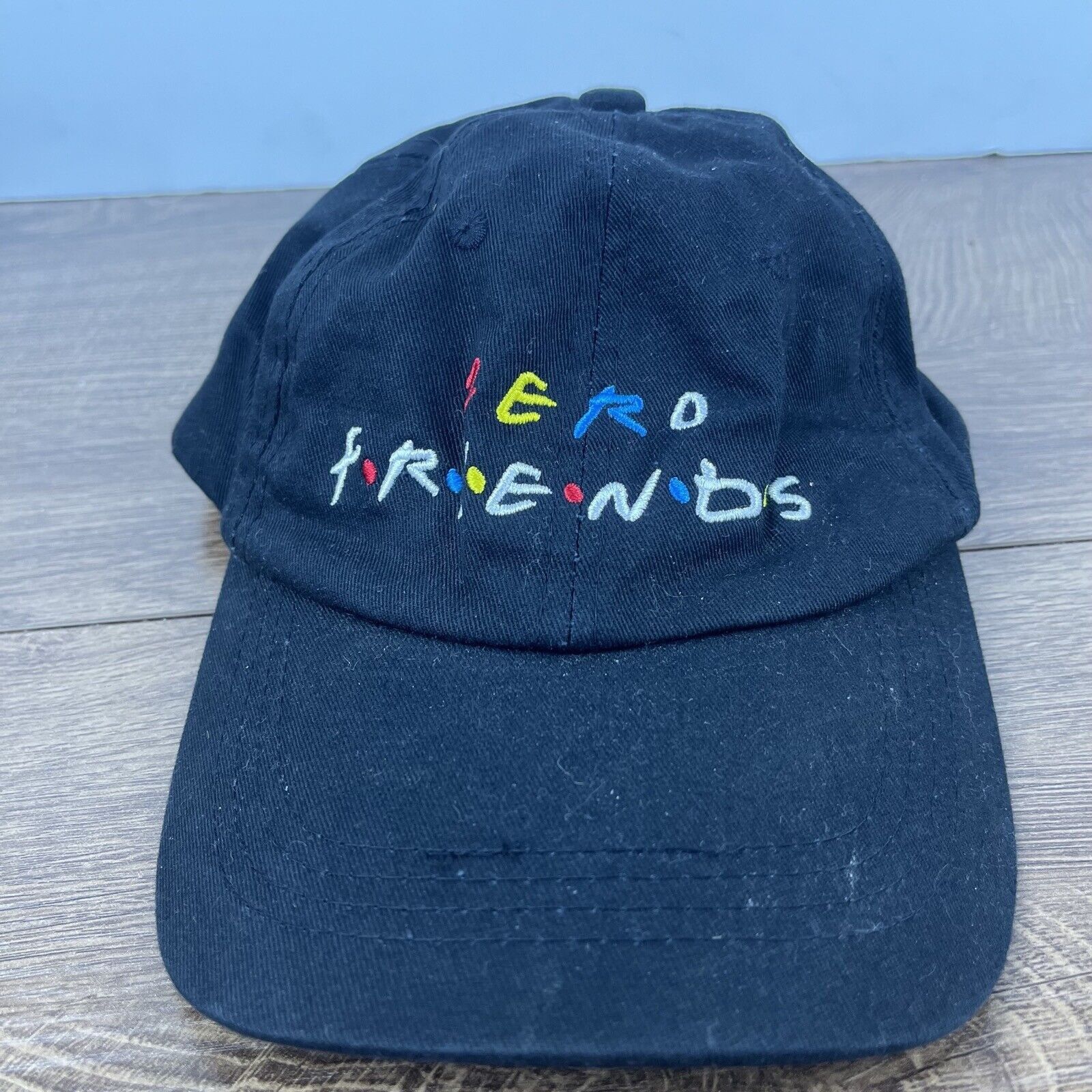 Other Zero Friends Hat Friends Zero Hat Black Hat Adjustable Adult Size ONE SIZE - 1 Thumbnail