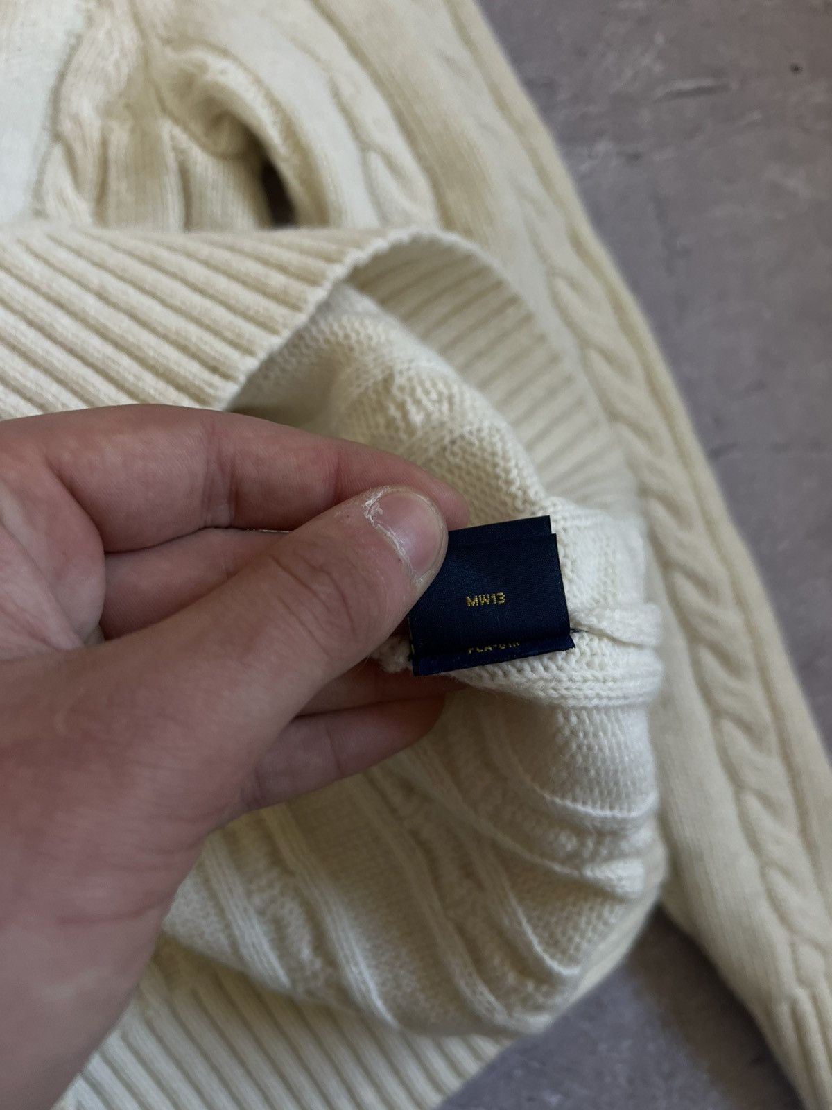 Polo Ralph Lauren Rare Cable Knit Sweater Polo Ralph Lauren M Size US M / EU 48-50 / 2 - 15 Thumbnail