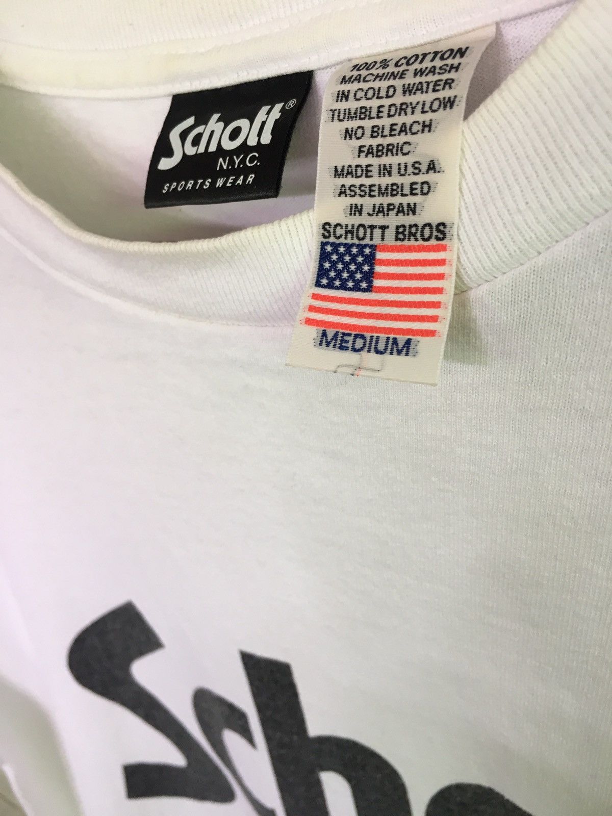Schott Schott T-Shirt Size US M / EU 48-50 / 2 - 6 Thumbnail