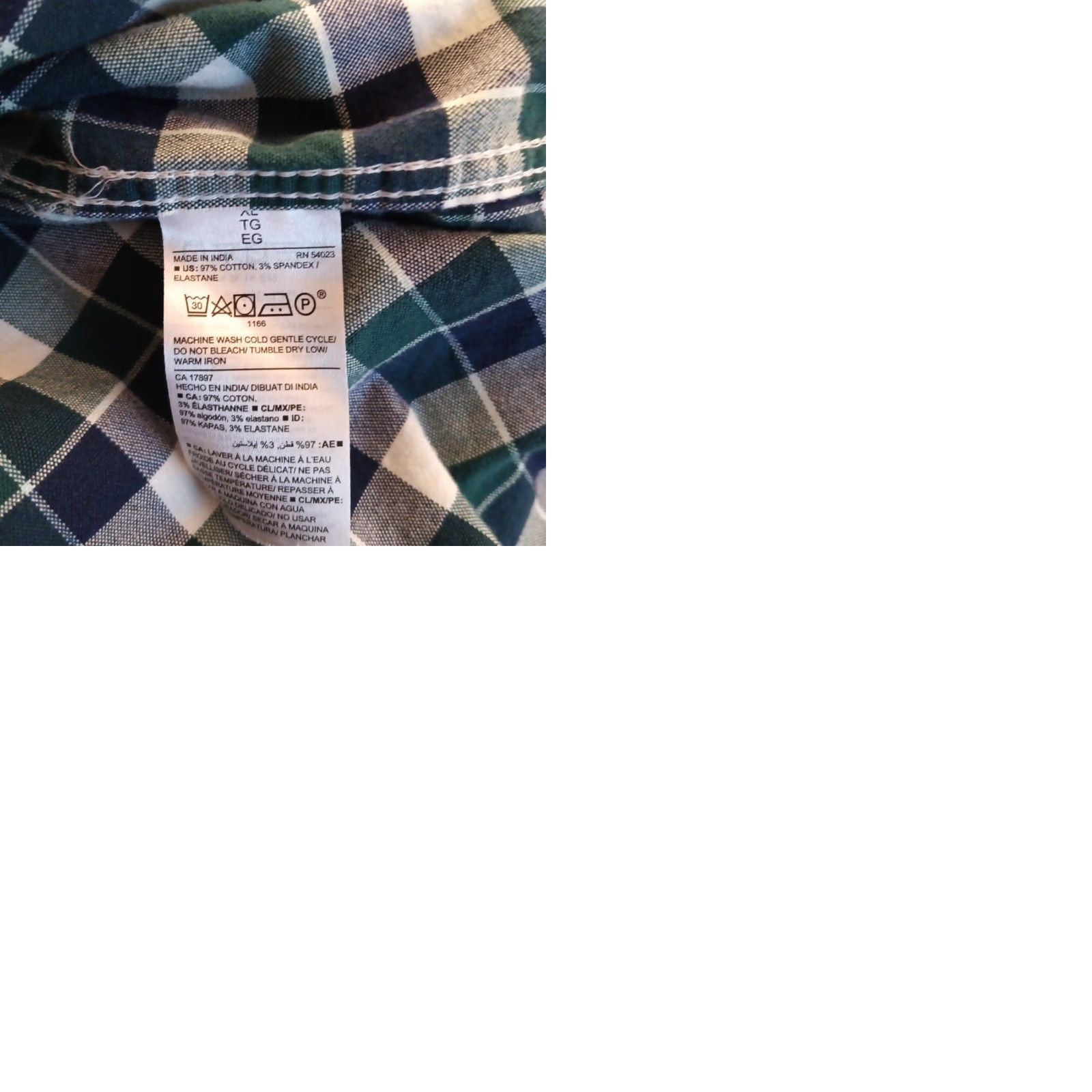 Old Navy Old Navy Shirt Mens XL Green Long Sleeve Button Down Cotton Blend Size US XL / EU 56 / 4 - 9 Thumbnail