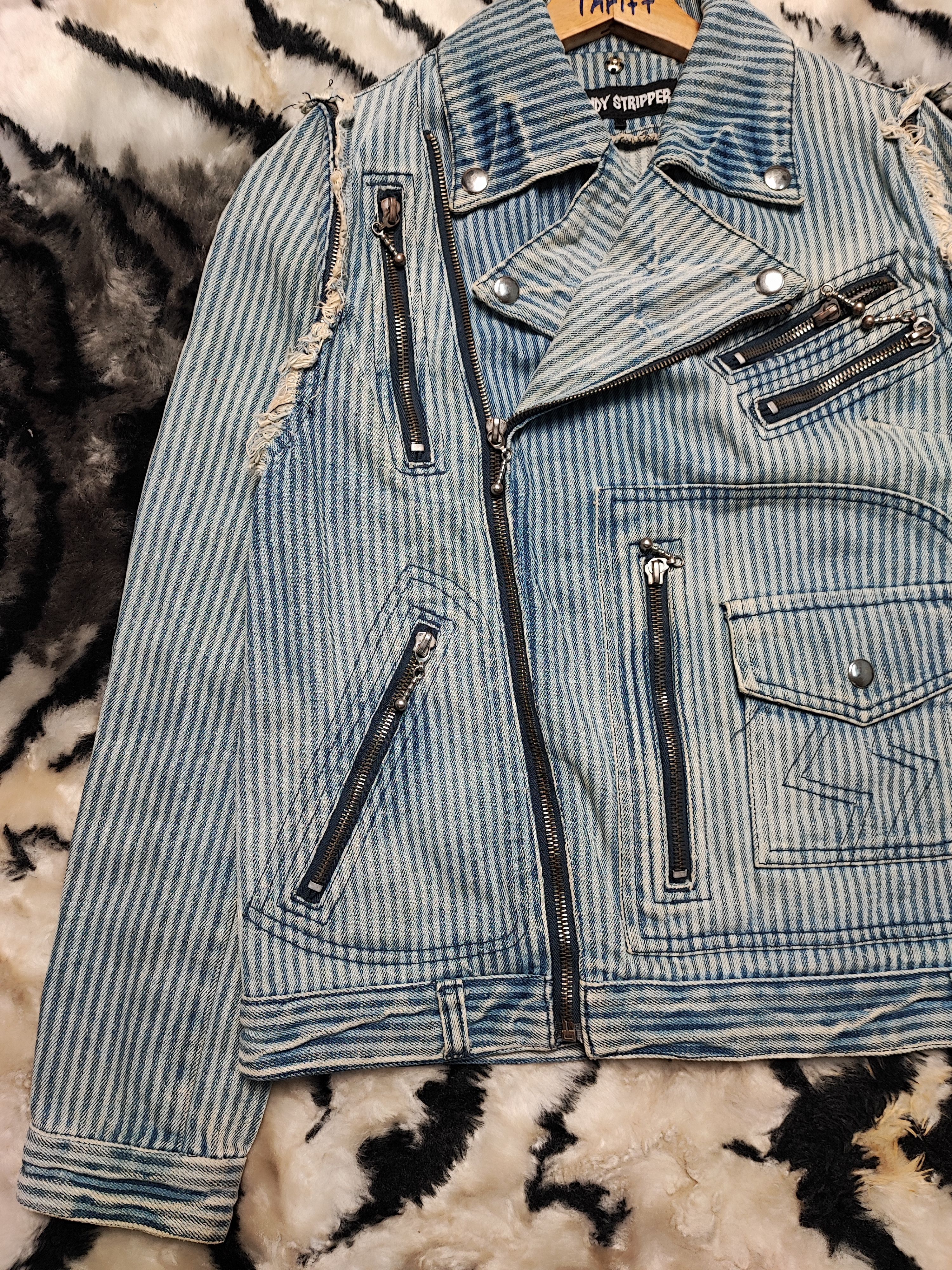 Seditionaries Punk Denim Jacket by Candy Stripper Size US S / EU 44-46 / 1 - 3 Thumbnail