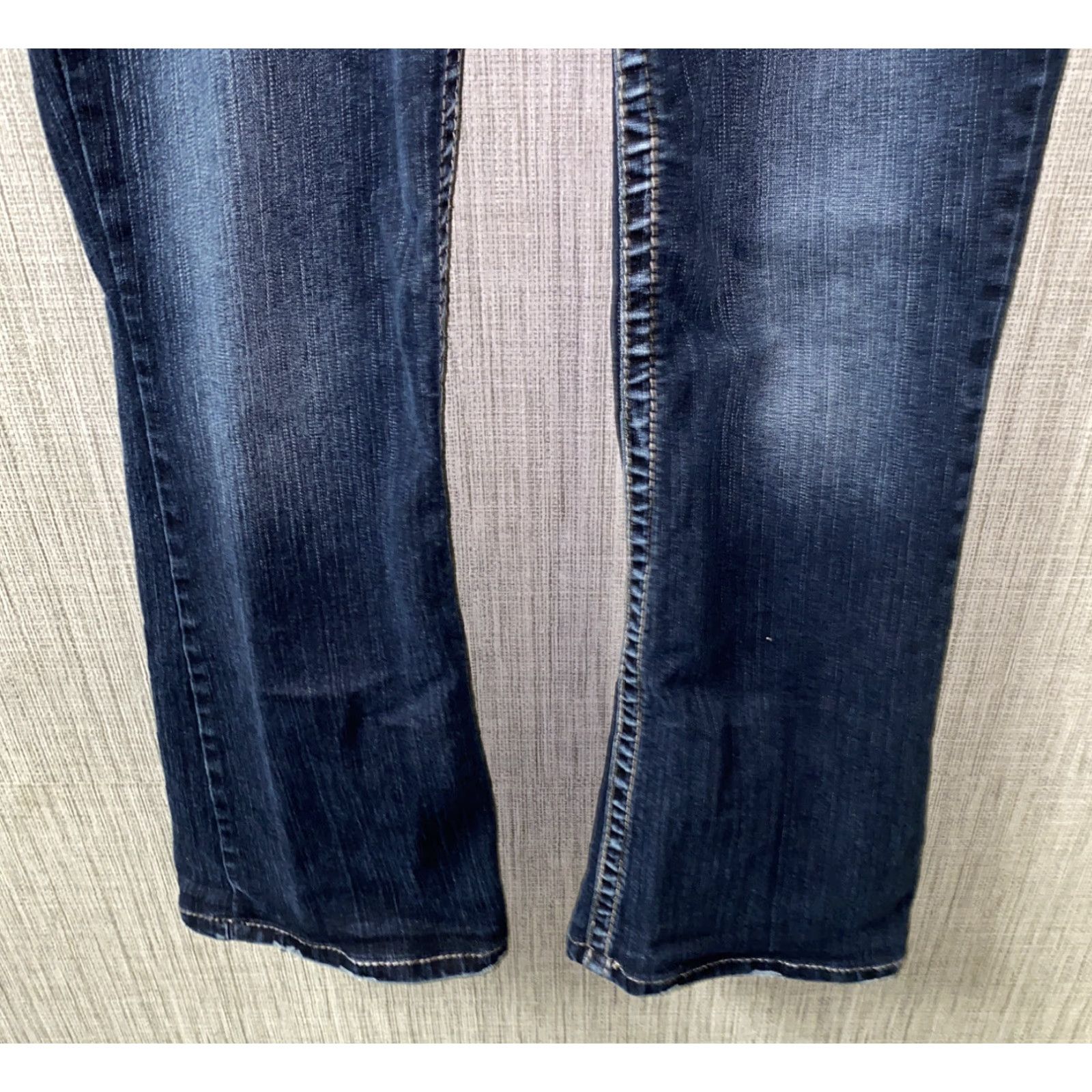 Silver Jeans Co. Silver Jeans SUKI Womens Blue Denim Zip Fly Jeans Size 28 X 32(Actual 30 X 29) Size 30" / US 8 / IT 44 - 3 Thumbnail