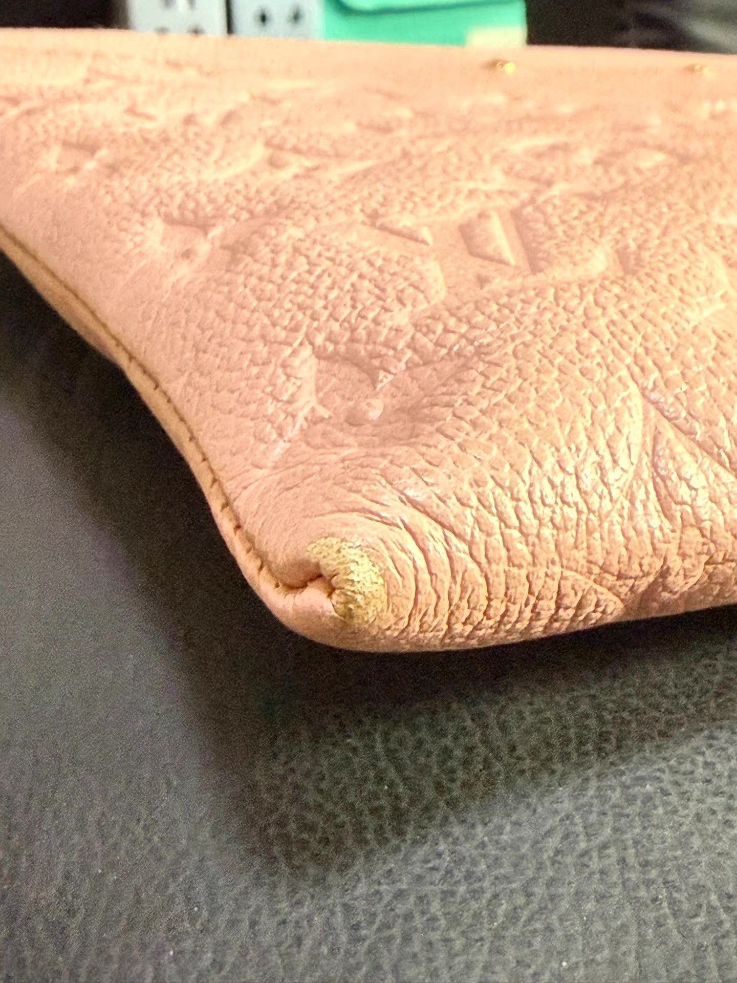 Louis Vuitton LV pink full leather printed clutch bag Ｑ20 Size ONE SIZE - 5 Thumbnail