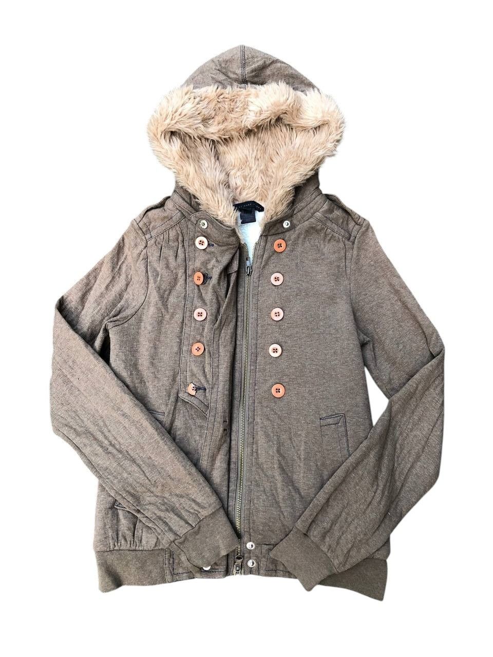 Marc by Marc Jacobs Vintage Marc Jacobs Faux Fur Hodded Jacket Size US S / EU 44-46 / 1 - 2 Thumbnail