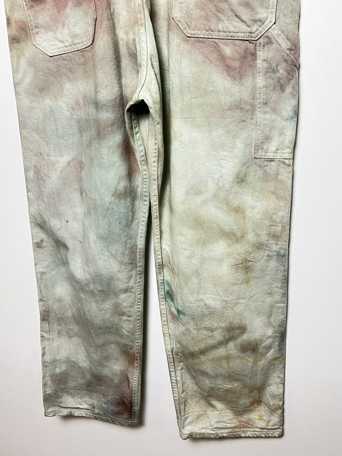 Acne Studios acne studios tie dye cargo painters work overalls Size US 33 - 12 Thumbnail