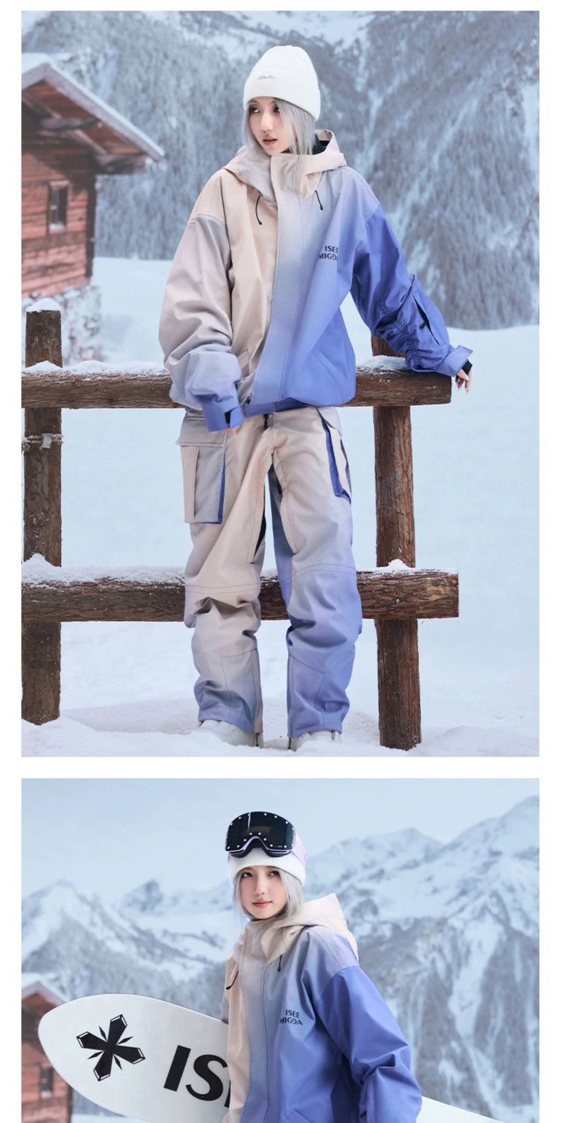 Other Outdoor Windproof Gradient ski suit set Size US 32 / EU 48 - 17 Thumbnail