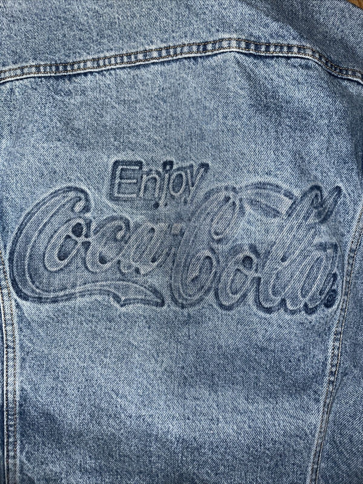 Coca Cola × Vintage Vintage Coca Cola Denim Jacket Size US XXL / EU 58 / 5 - 8 Thumbnail