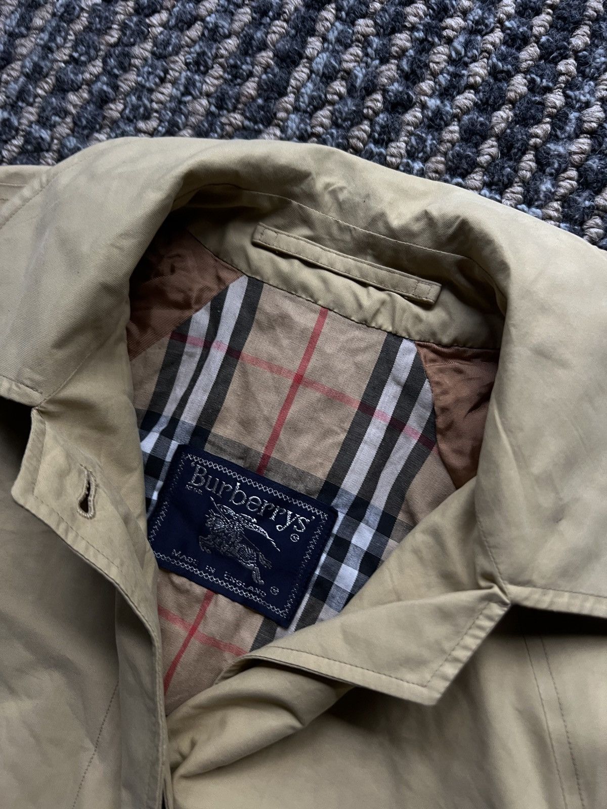 Burberry BURBERRY TRENCH COAT NOVA CHECK RARE VINTAGE Size US L / EU 52-54 / 3 - 4 Thumbnail
