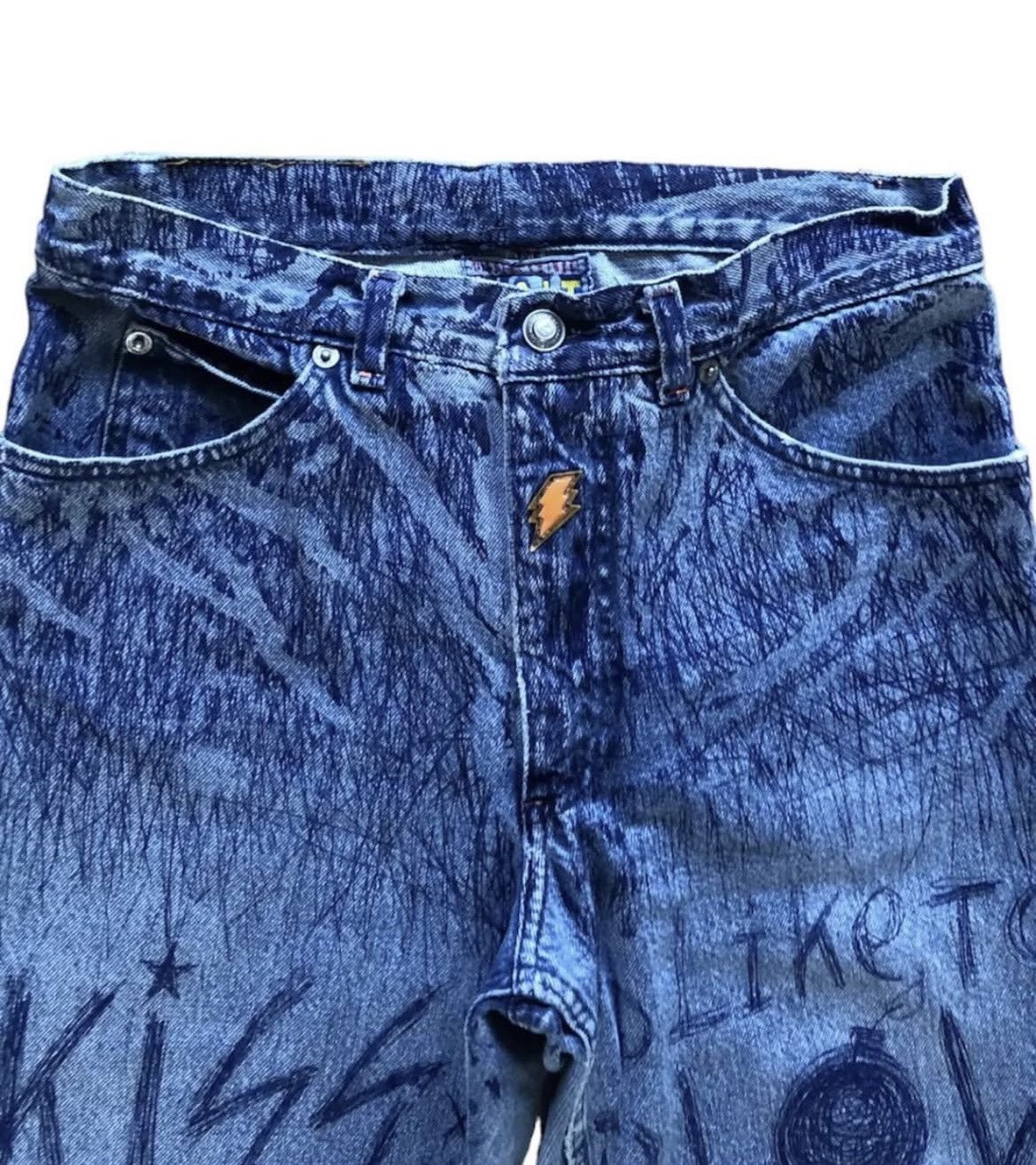 W&LT WALTER VAN BEIRENDONCK Bootcut jeans Size US 29 - 2 Thumbnail
