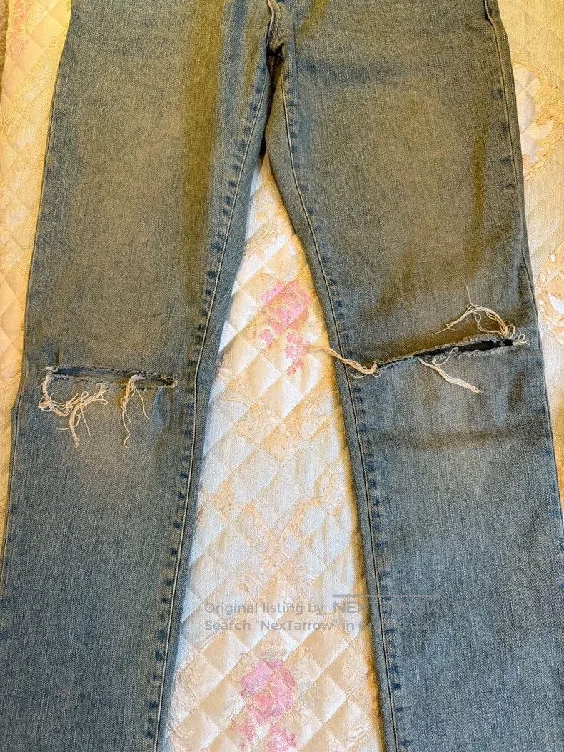 Saint Laurent Hedi D02 Blue Denim Jeans.