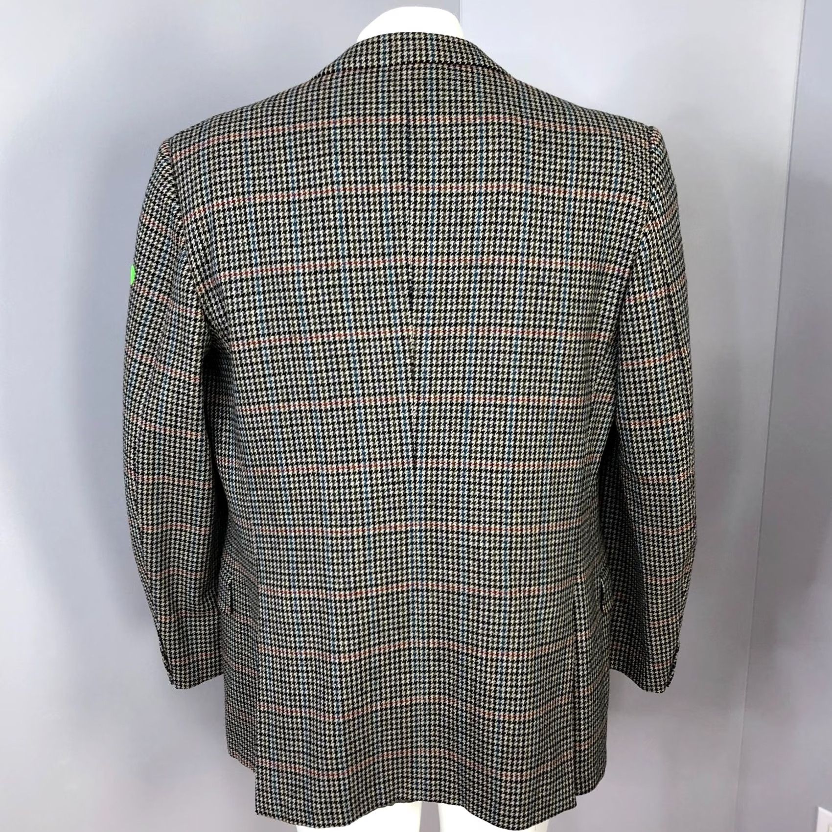 Ermenegildo Zegna Ermenegildo Zegna Tessuto Houndstooth 44 Wool Sport Coat Beige Black Mens Jacket Single-Breasted Notch Lapel Two-Button Front Regular Vintage No Size US S / EU 44-46 / 1 - 7 Thumbnail