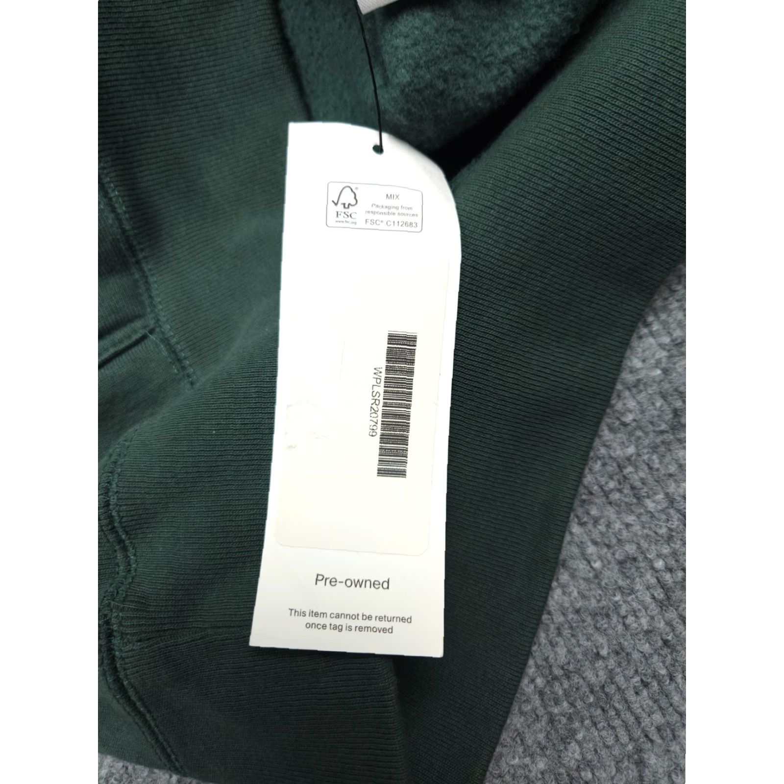 Pleasures PLEASURES Hoodie Adult Large Green Now Sleeve Hit Razor Spellout Streetwear Size US L / EU 52-54 / 3 - 6 Thumbnail