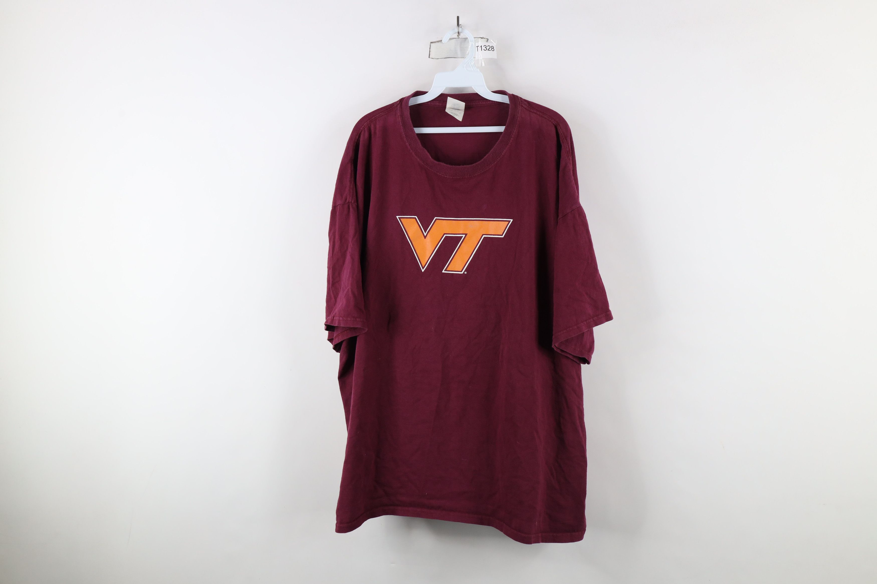 Vintage Vintage Virginia Tech University Short Sleeve T-Shirt Red Size US XXL / EU 58 / 5 - 1 Thumbnail
