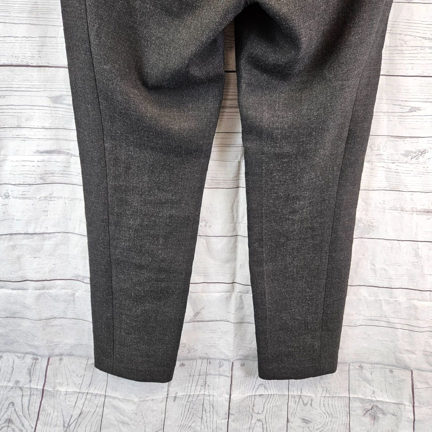 Loft LOFT Ann Taylor Womens Ponte Knit Pants Sz 4 Gray Mid Rise Rayon Blend Size 27" / US 4 / IT 40 - 5 Thumbnail