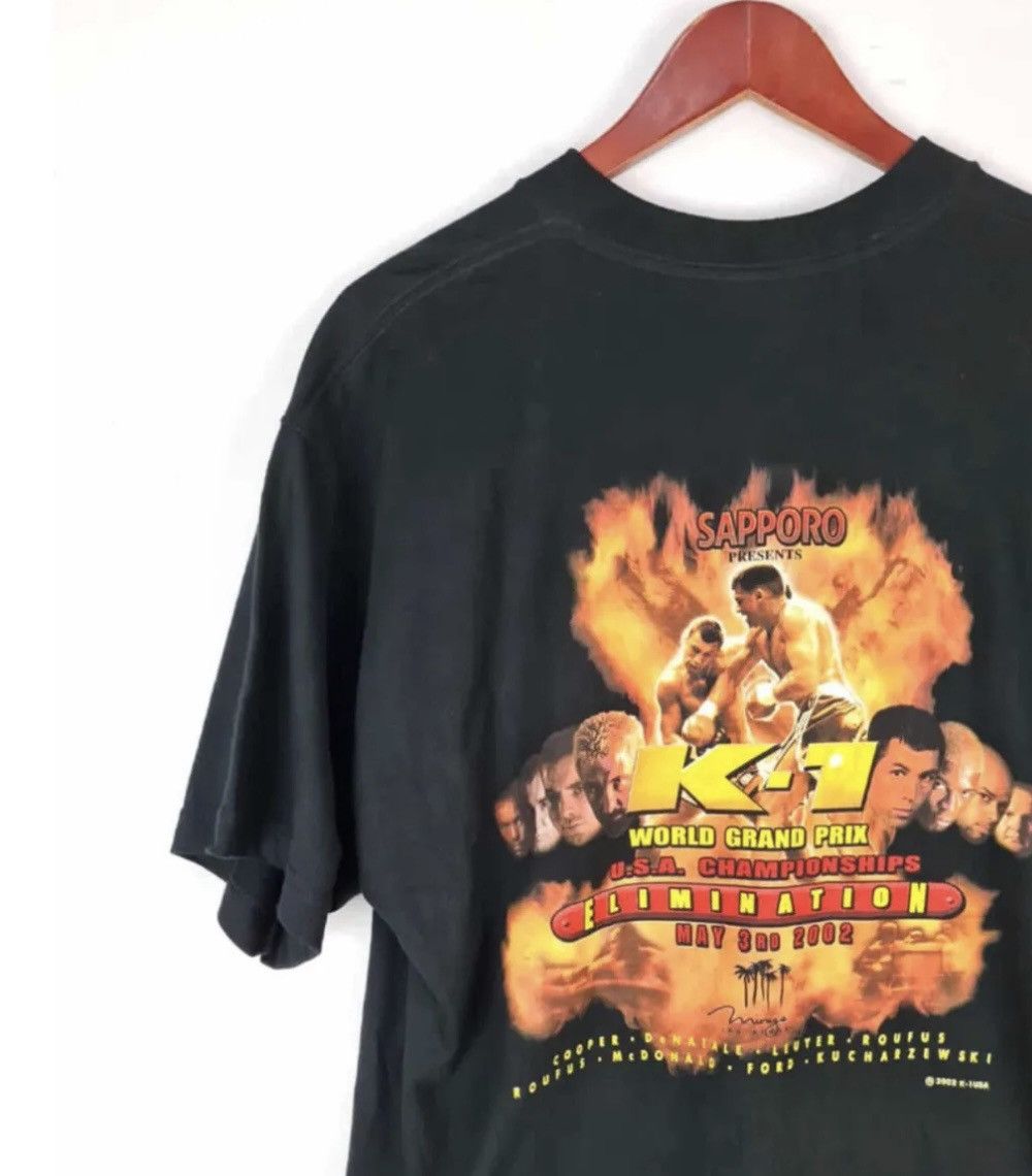 Vintage Vintage t shirt sapporo K1 fighting kickboxing vegas 2002 Size US XL / EU 56 / 4 - 2 Thumbnail