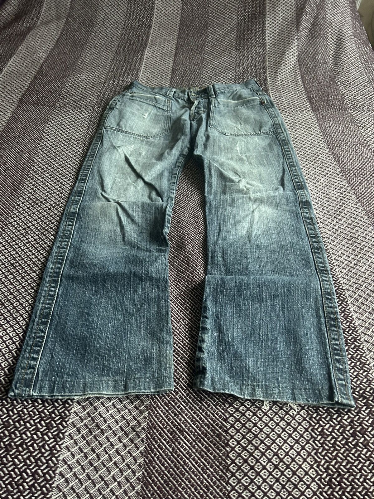Vintage Vintage Timezone Washed Jeans Distressed Y2K Streetwear W32 Size US 32 / EU 48 - 7 Thumbnail