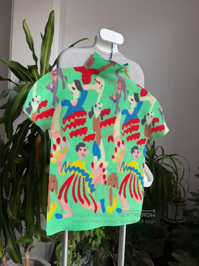 Issey Miyake Issey Miyake size:one size Green short-sleeve Size XXS / US 00 / IT 34 - 2 Thumbnail
