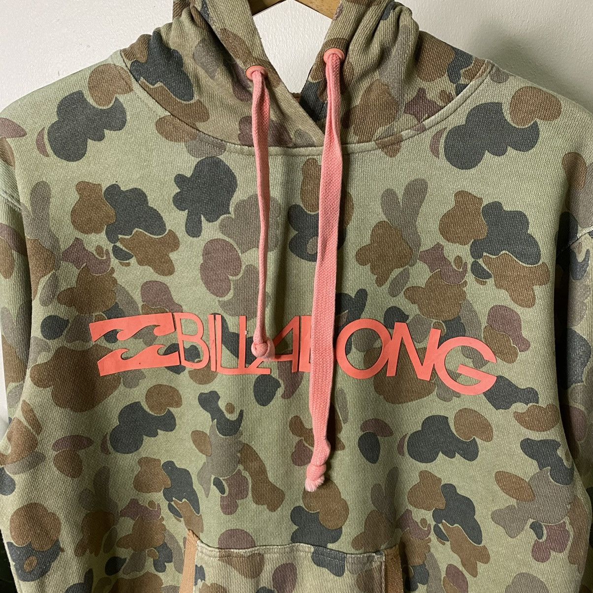 Billabong × Vintage Vintage Y2K Billabong Duck Camo Pullover Hoodie Size US M / EU 48-50 / 2 - 2 Thumbnail