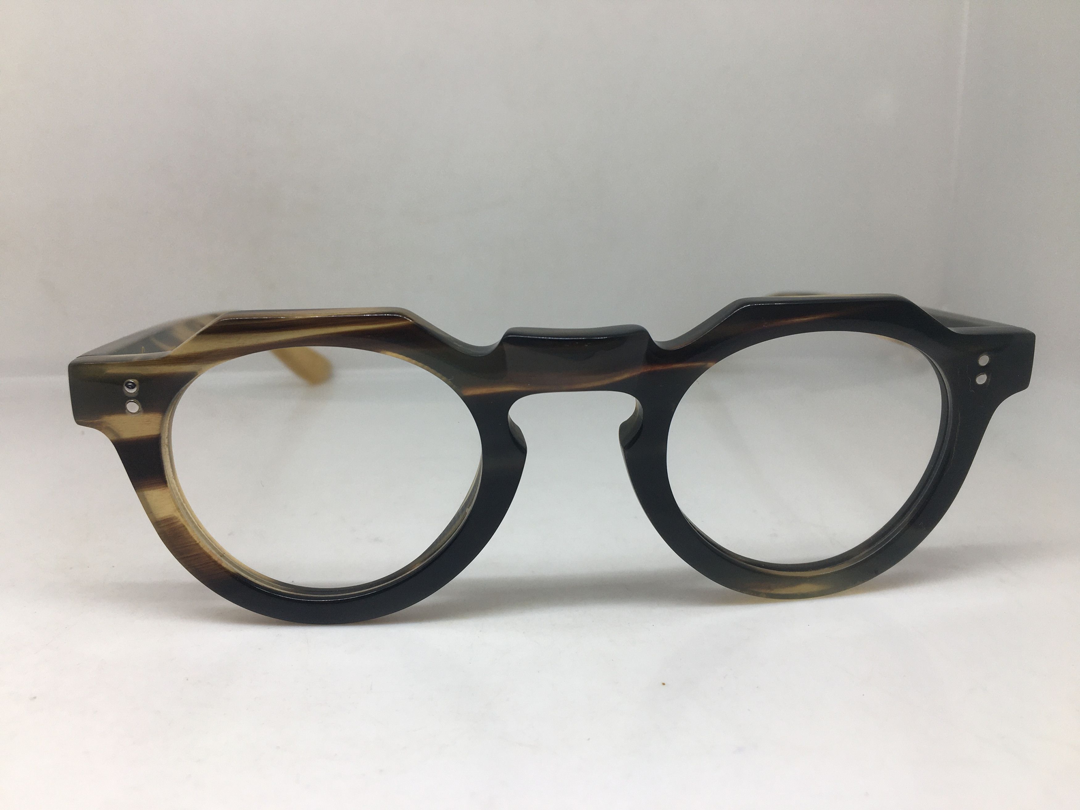 Lesca Lunetier Lesca Lunetier Genuine Horn PICA Architect Eyeglasses Size ONE SIZE - 1 Thumbnail