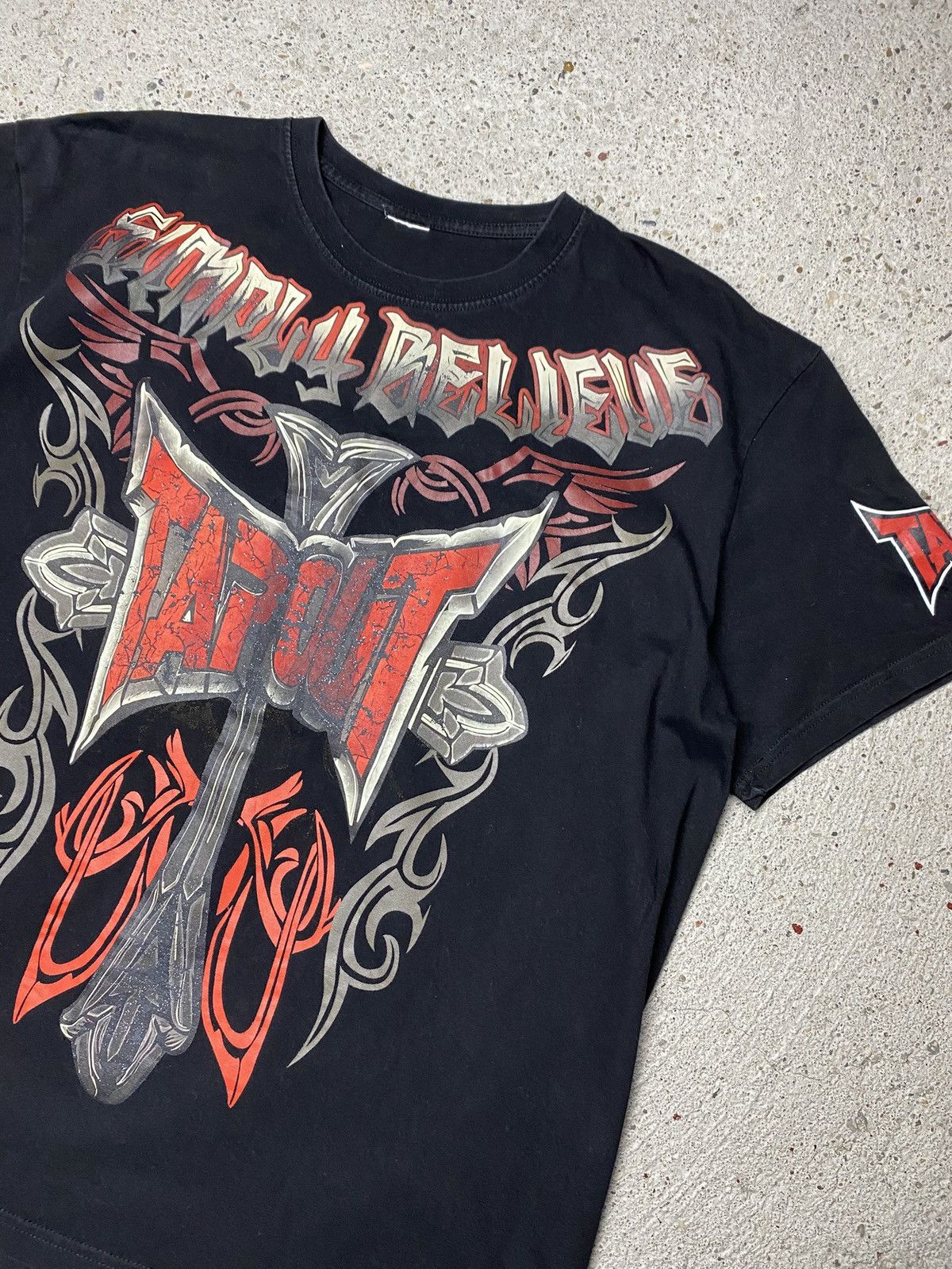 Tapout Tapout vintage tshirt affliction mma print full Size US L / EU 52-54 / 3 - 2 Thumbnail