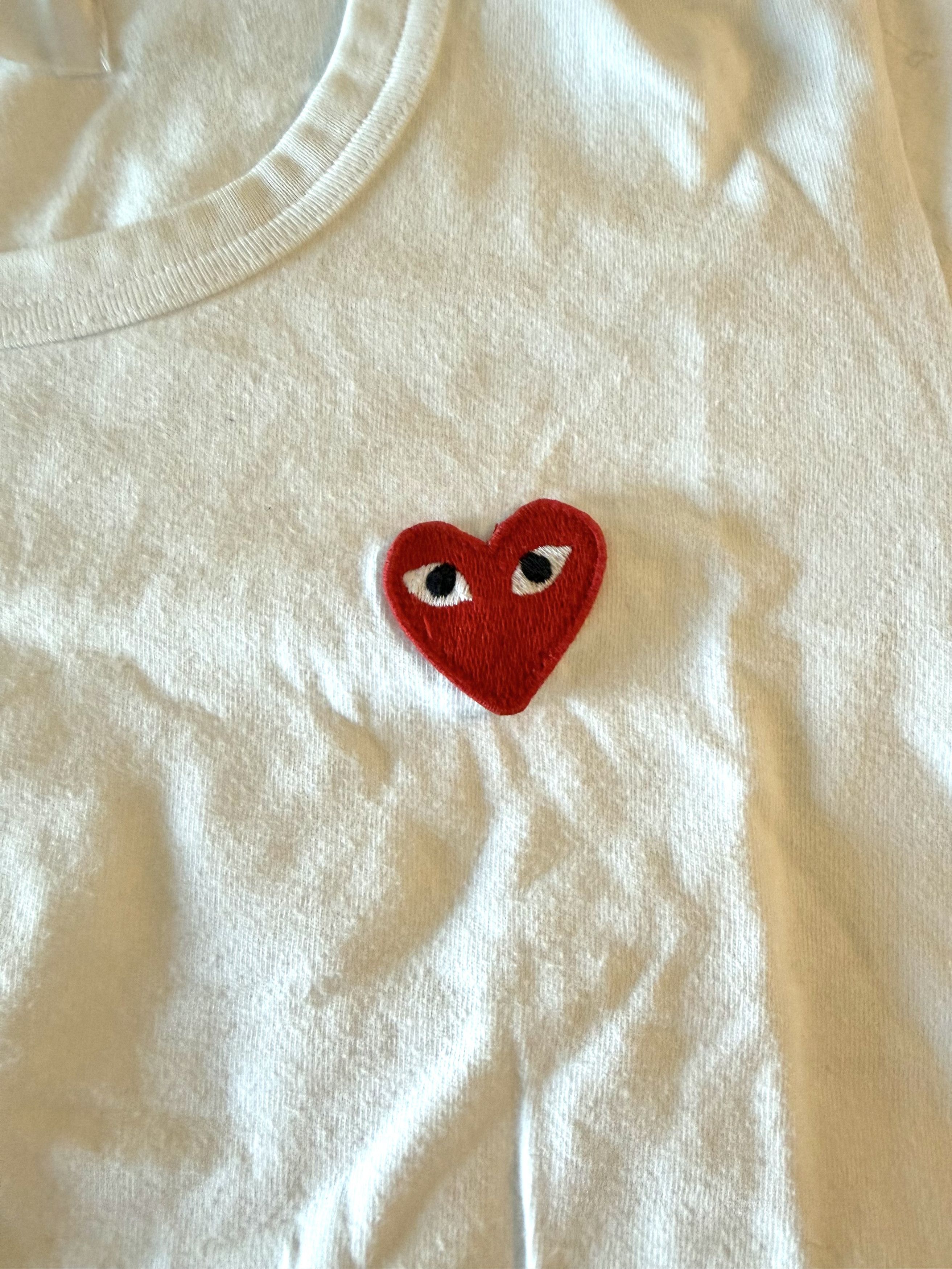 Comme des Garcons PLAY Comme Des Garson Play Tee White Small Size S / US 4 / IT 40 - 6 Thumbnail