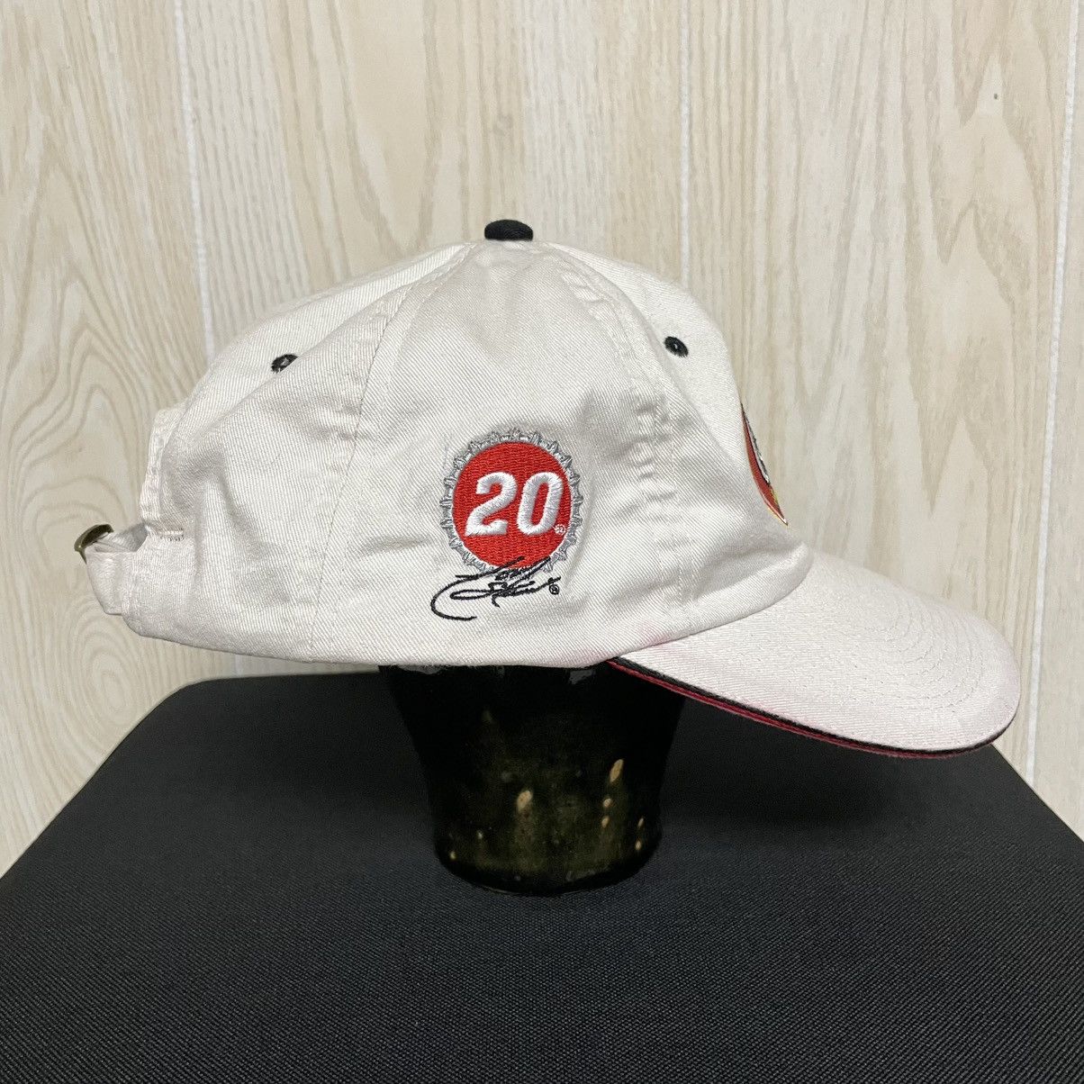 Coca Cola × NASCAR × Vintage Coca Cola Racing Family #20 NASCAR 2003 Dad Hat Baseball Cap Size ONE SIZE - 3 Thumbnail
