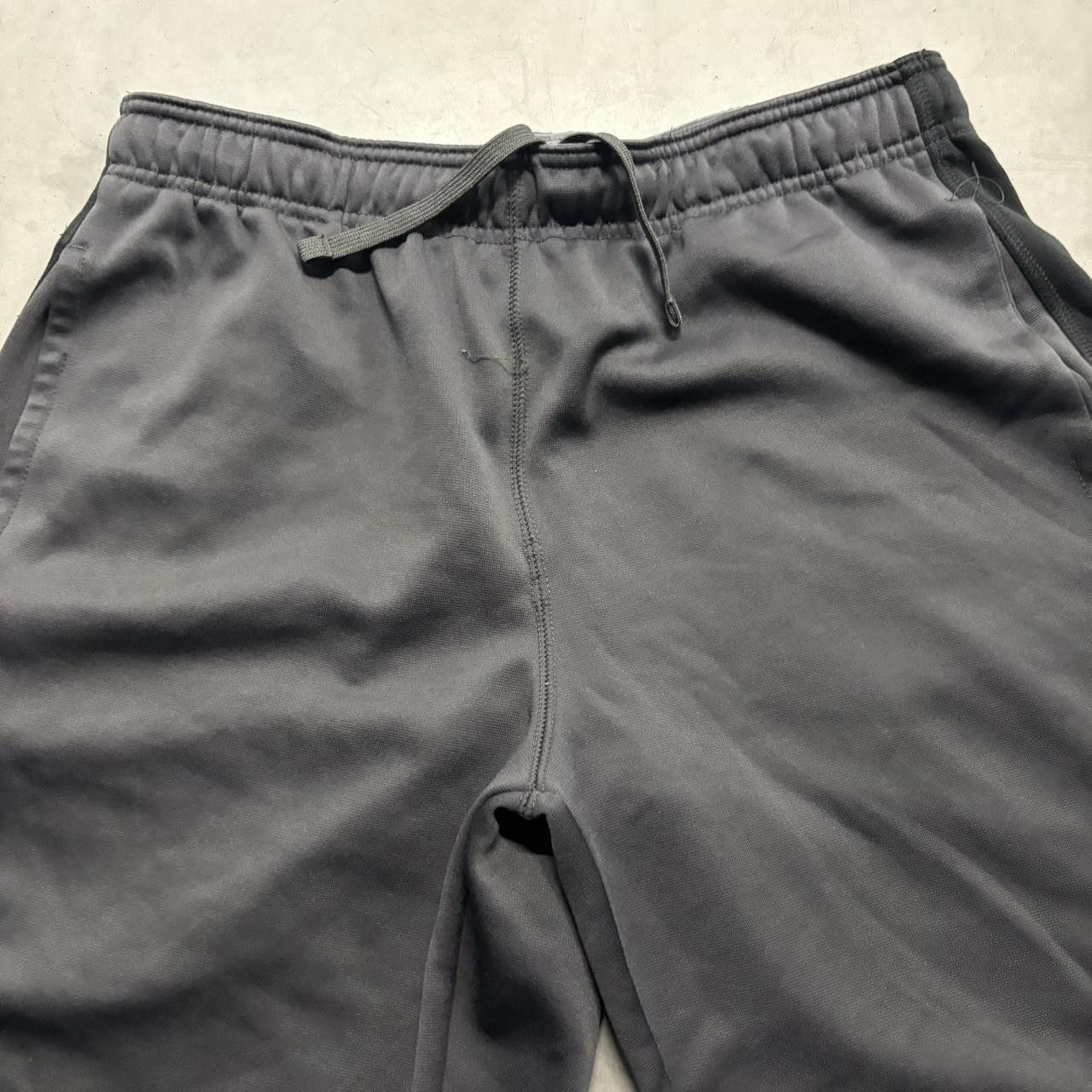 Nike Crazy Vintage Y2K/2000s Baggy Nike Black Striped Swoosh SweatPants! Size US 32 / EU 48 - 5 Thumbnail